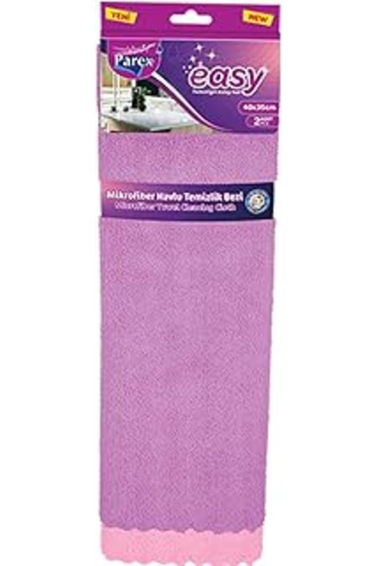 Mu Art Ahşap Parex Easy Mikrofiber Temizlik Bezi 2' Li Açık
