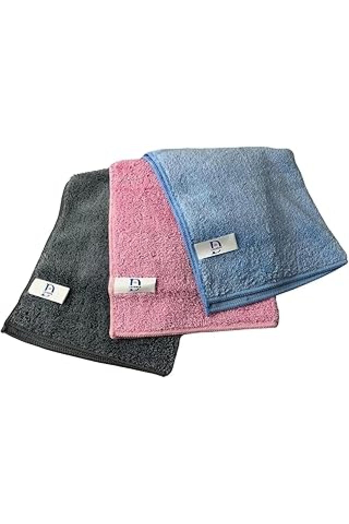 Mu Art Ahşap Ladorax Mikrofiber Temizlik Bezi 3 Adet 40 * 40 Cam, Araba, Mutfak, Banyo, Yüzey, Genel Temizlik Be