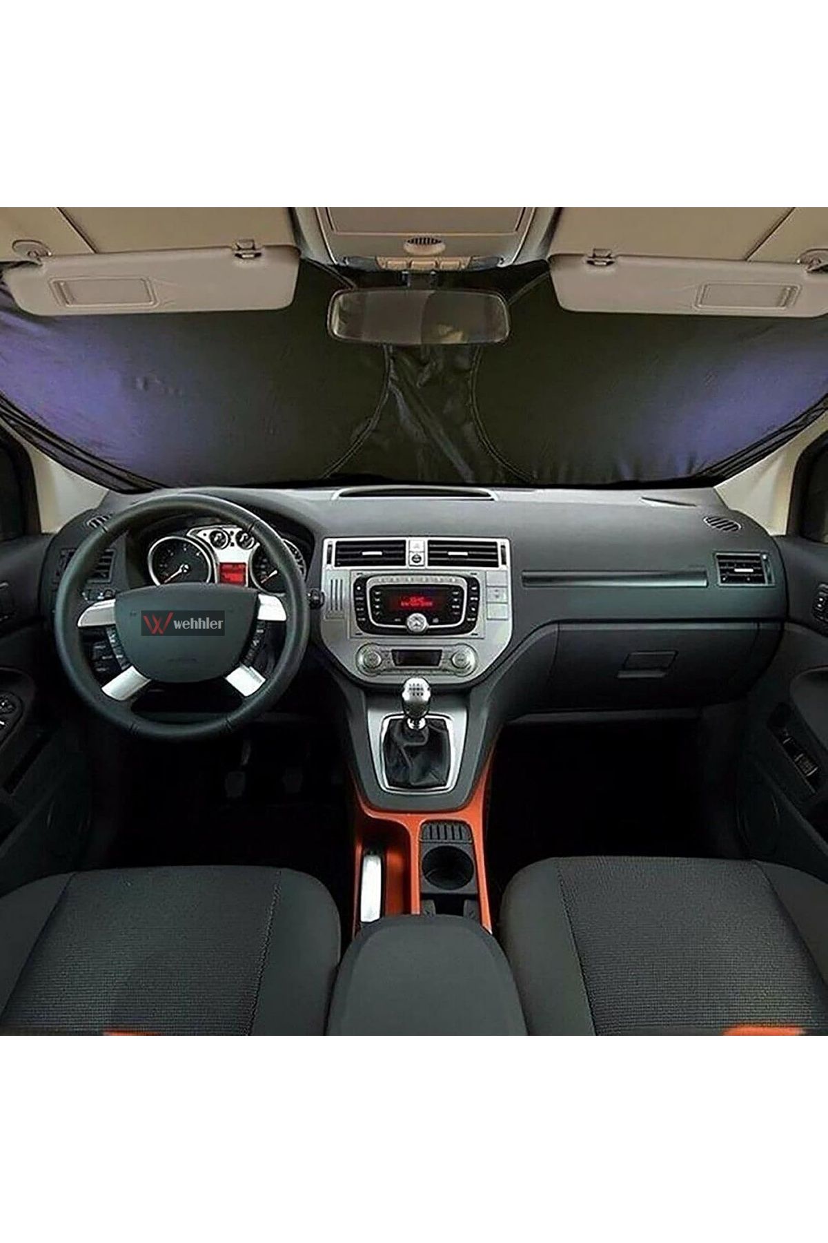 WEHHLER-Round for Isuzu D-Max 1.9 D 4X2 V-Life Automatic 2024 Windshield Sunshade-Torpedo Protector 3