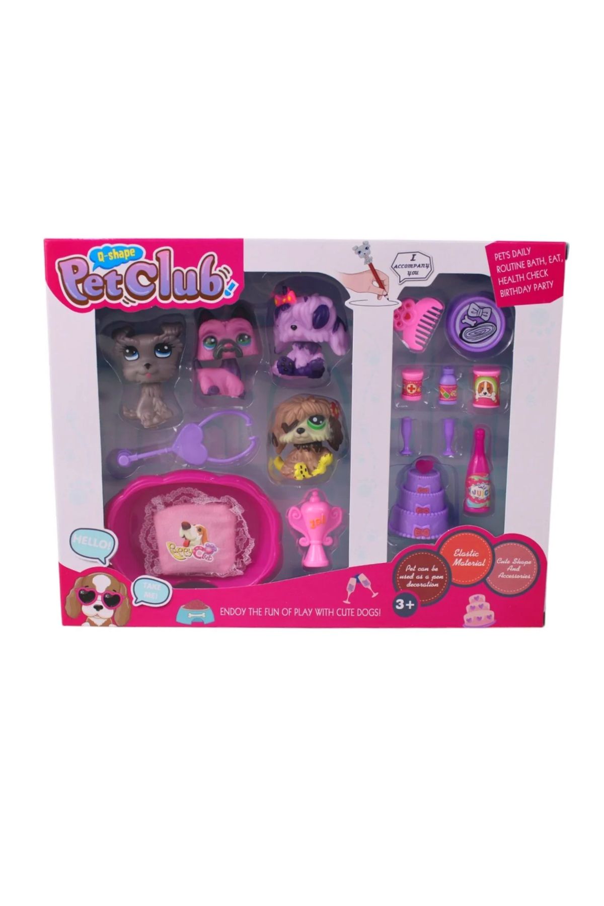 Banadabak PET CLUB CL2105ABC 4 LÜ MİNİŞLER EXTRA 3+(1 ADET FİYATIDIR)