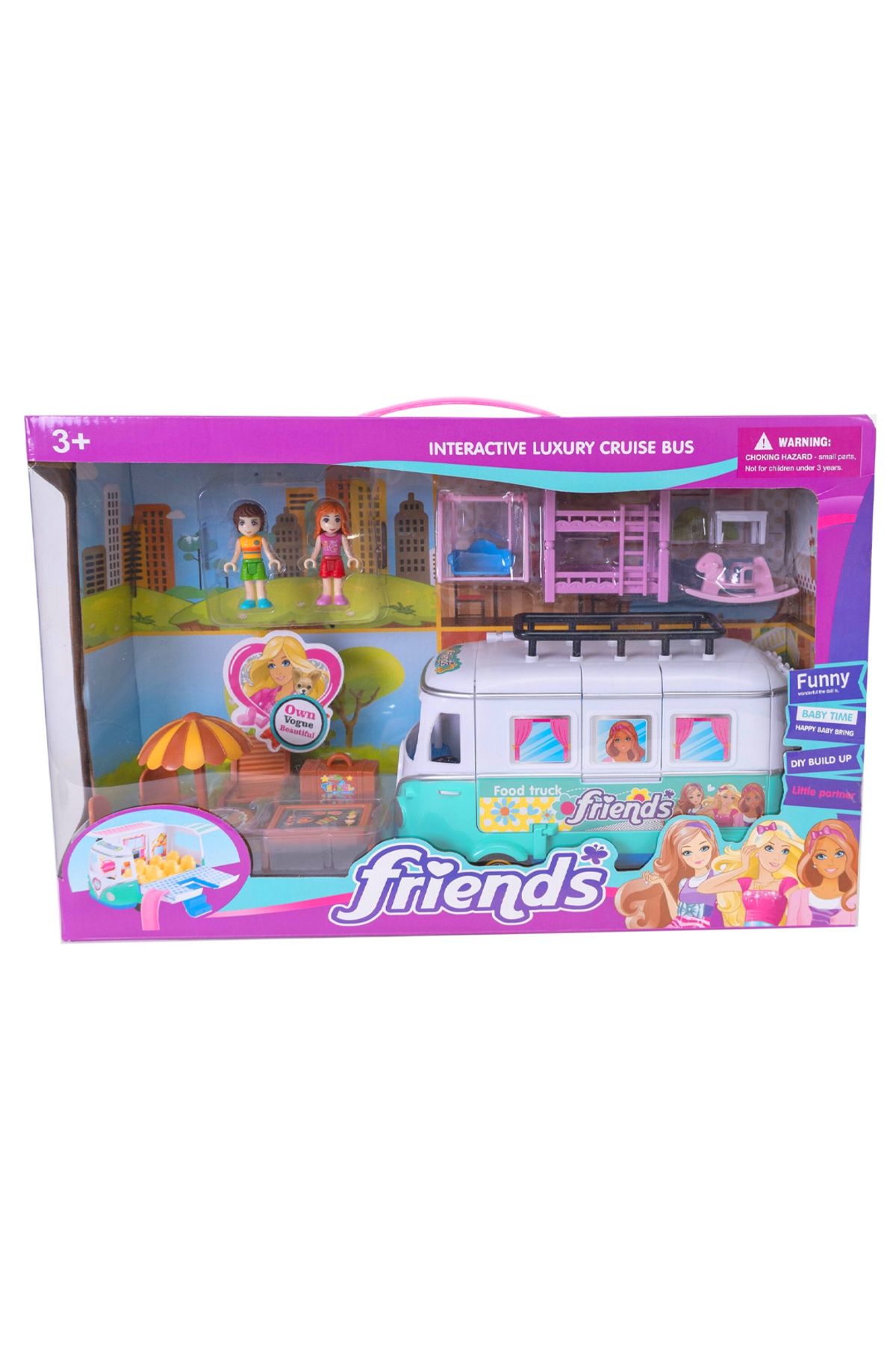 Banadabak FRİENDS 7887D AKSESUARLI KARAVAN OYUN SETİ 3+(1 ADET FİYATIDIR)