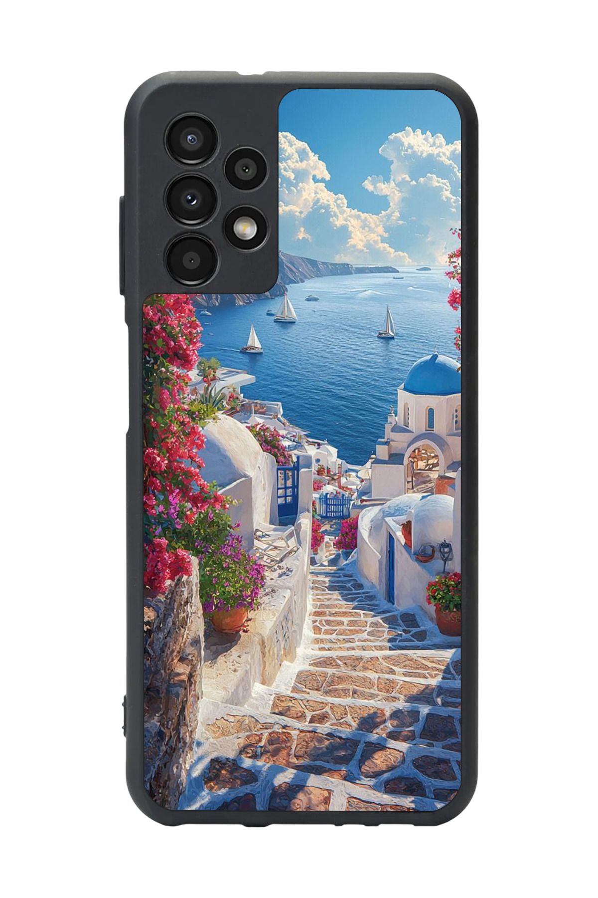 BGAKSESUAR Samsung Galaxy A72 Uyumlu Mat Siyah Kılıf – Yumuşak Silikon, Koruyucu, Şok Emici Kapak