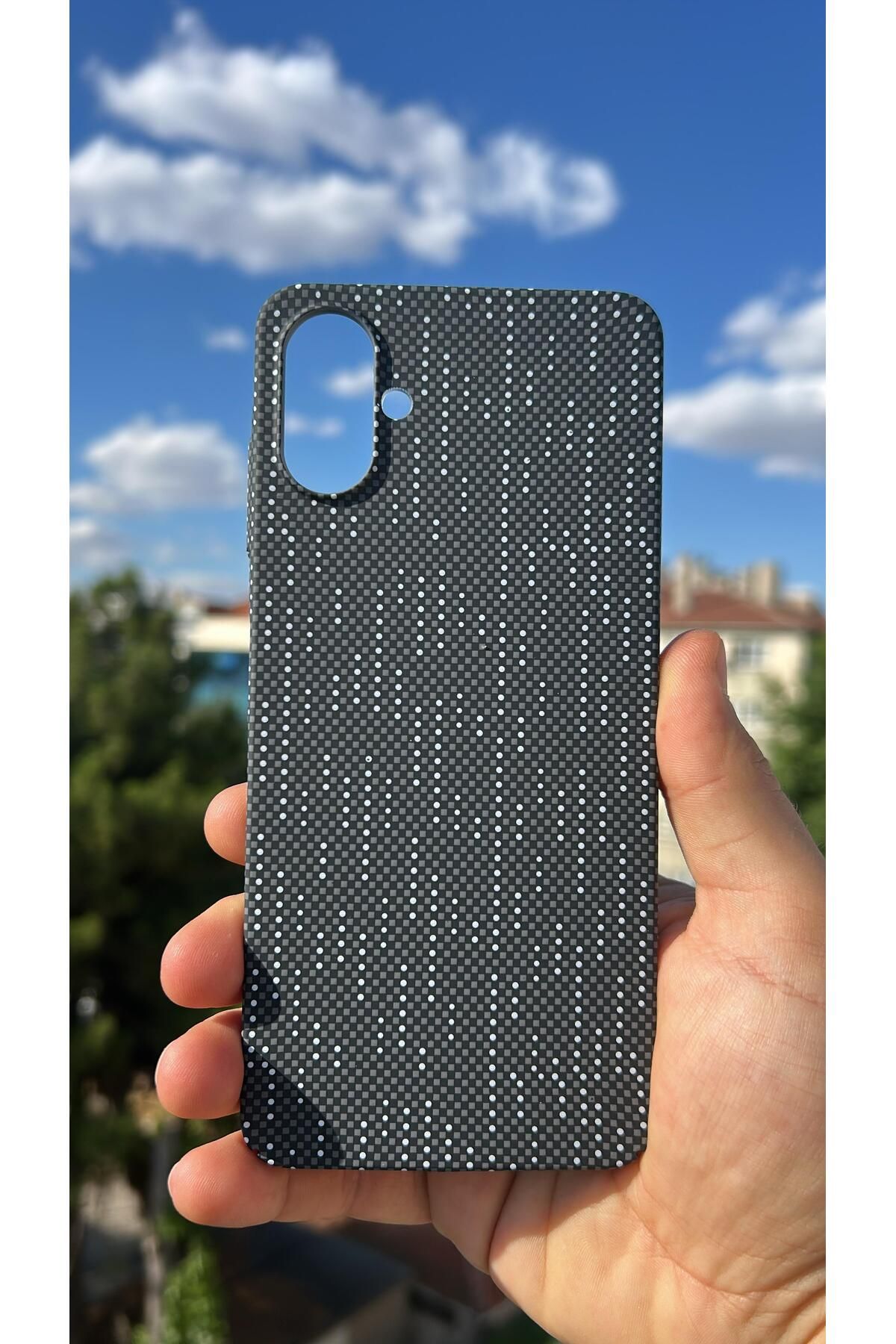 Hatreds Samsung Galaxy A06 Kılıf Karbon Fiber Tasarım A++ Kalite Kapak