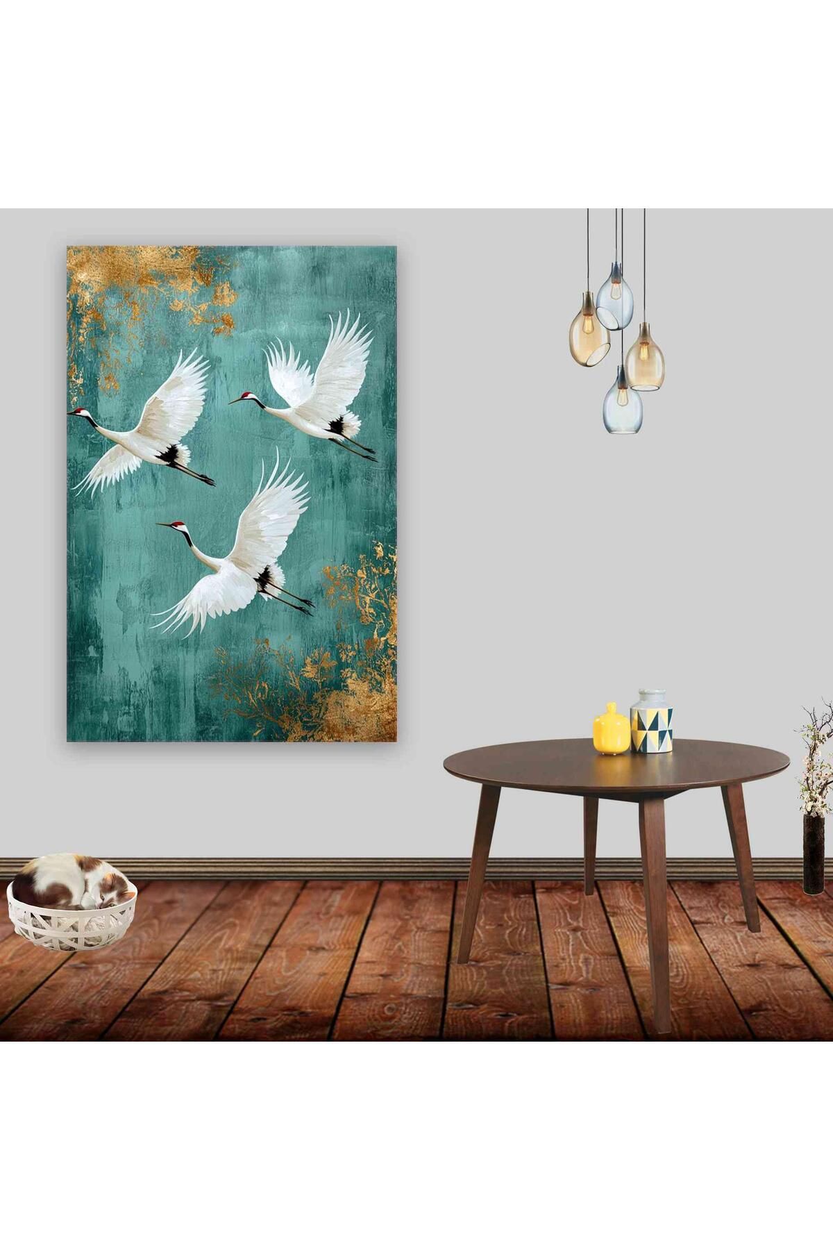 Ritmo Canvas Leylek Göçü Kanvas Tablo