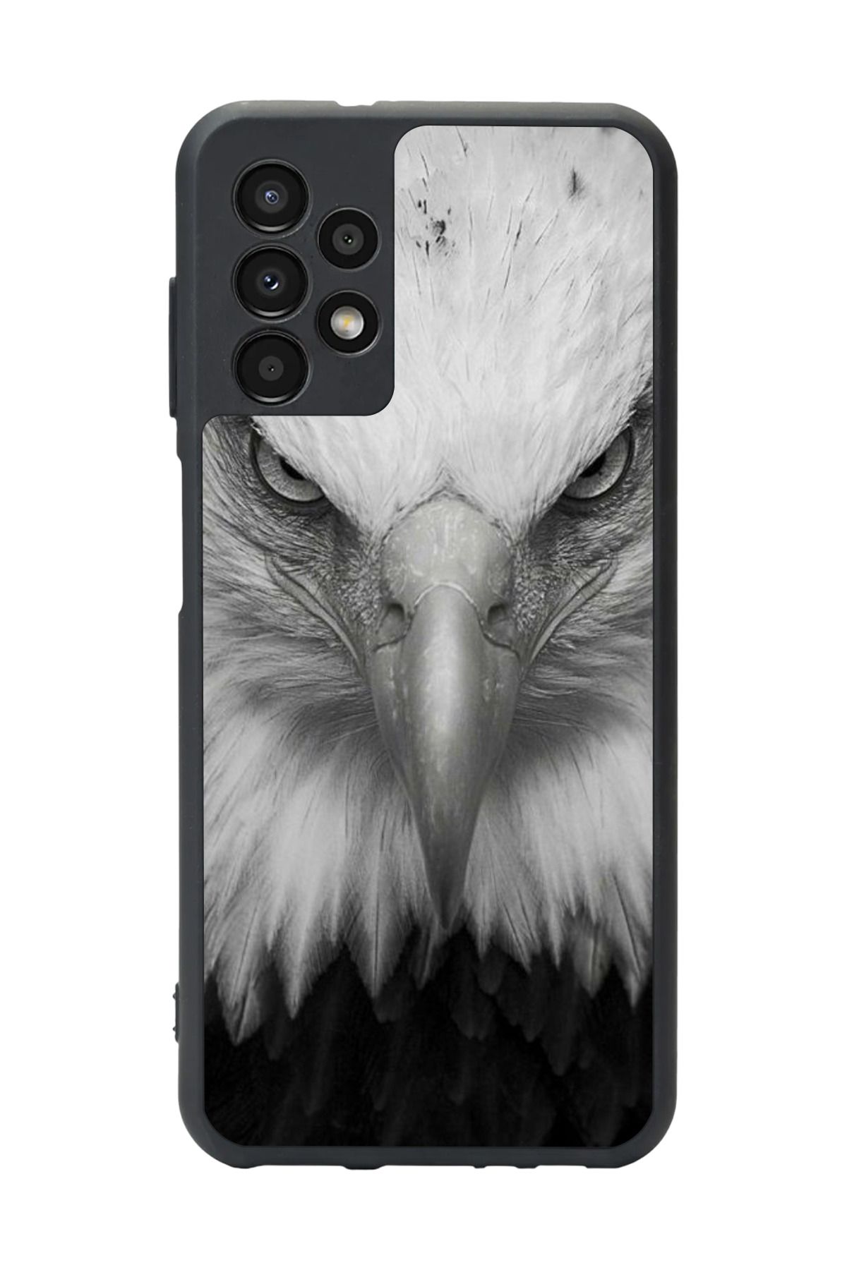 BGAKSESUAR Samsung Galaxy A23 Uyumlu Mat Siyah Kılıf – Yumuşak Silikon, Koruyucu, Şok Emici Kapak