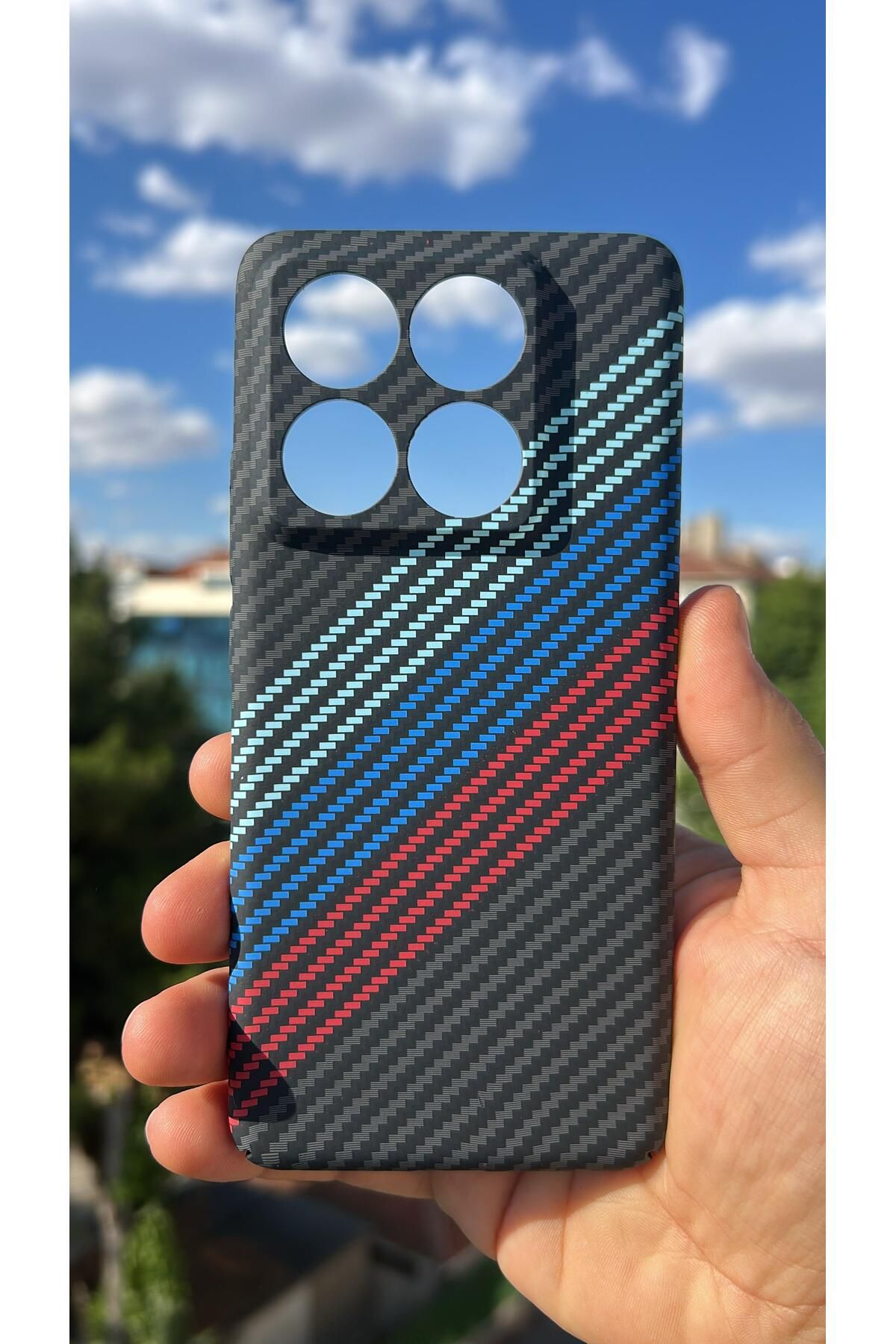 Hatreds Xiaomi Mi 14T Pro Kılıf Karbon Fiber Tasarım A++ Kalite Kapak