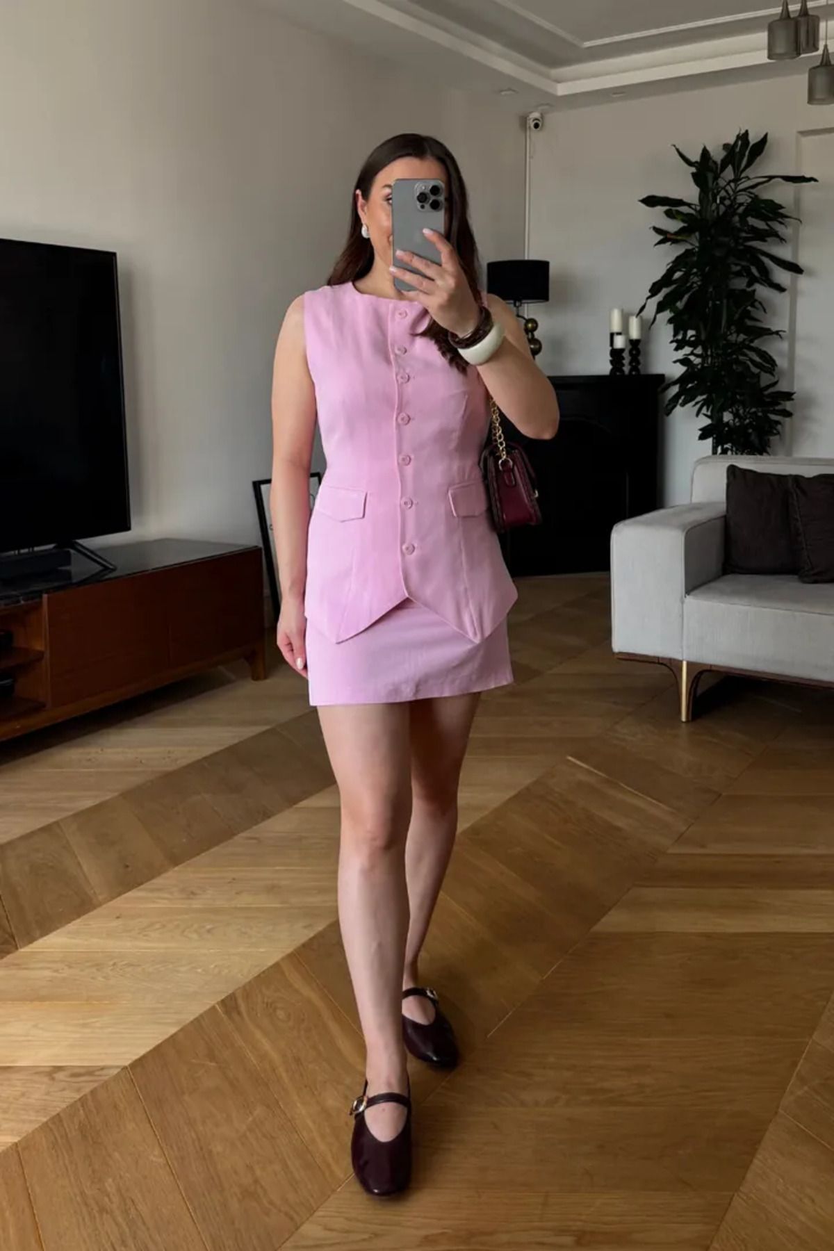 Tuba Butik Keten Mini Etek