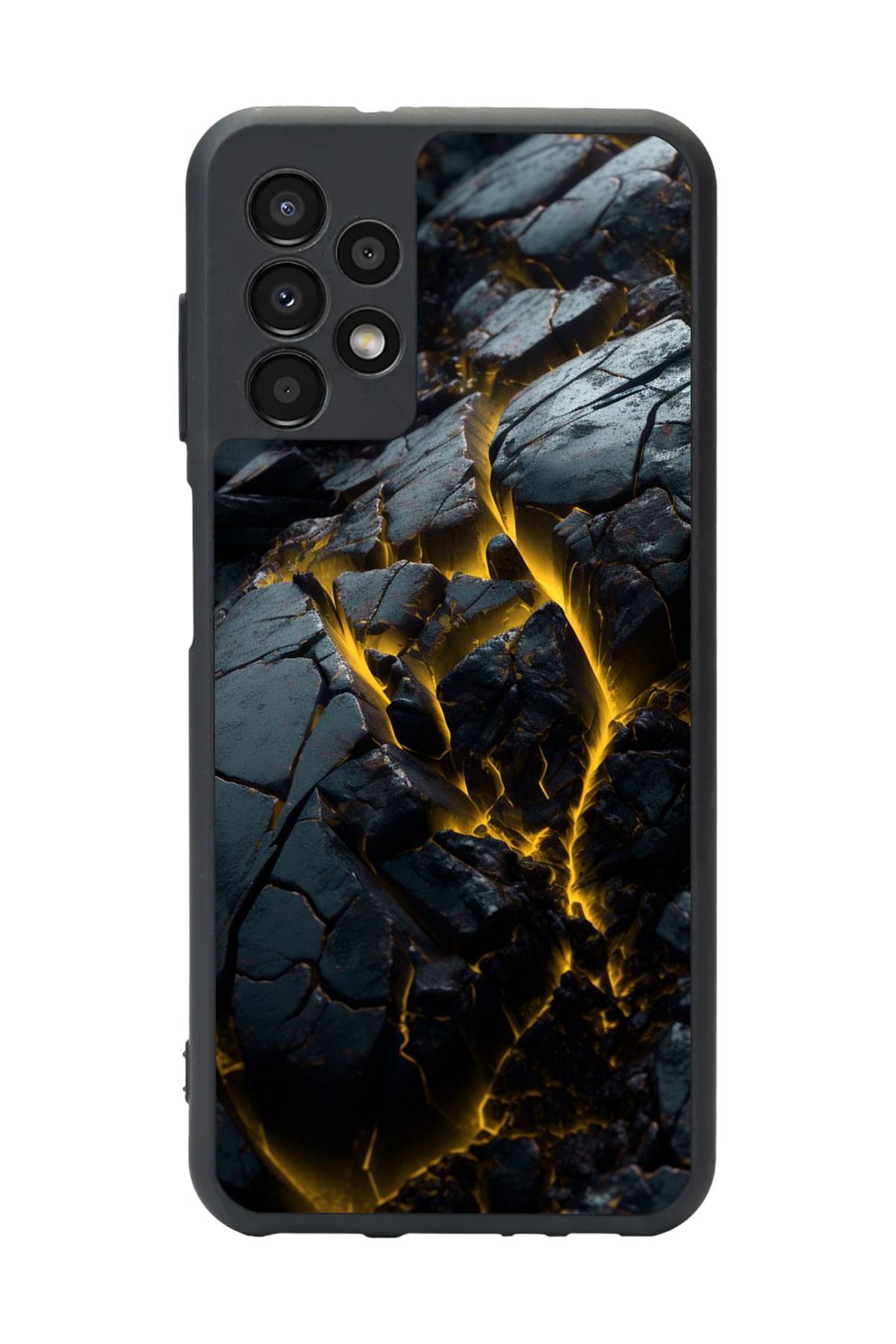 BGAKSESUAR Samsung Galaxy A72 Uyumlu Mat Siyah Kılıf – Yumuşak Silikon, Koruyucu, Şok Emici Kapak