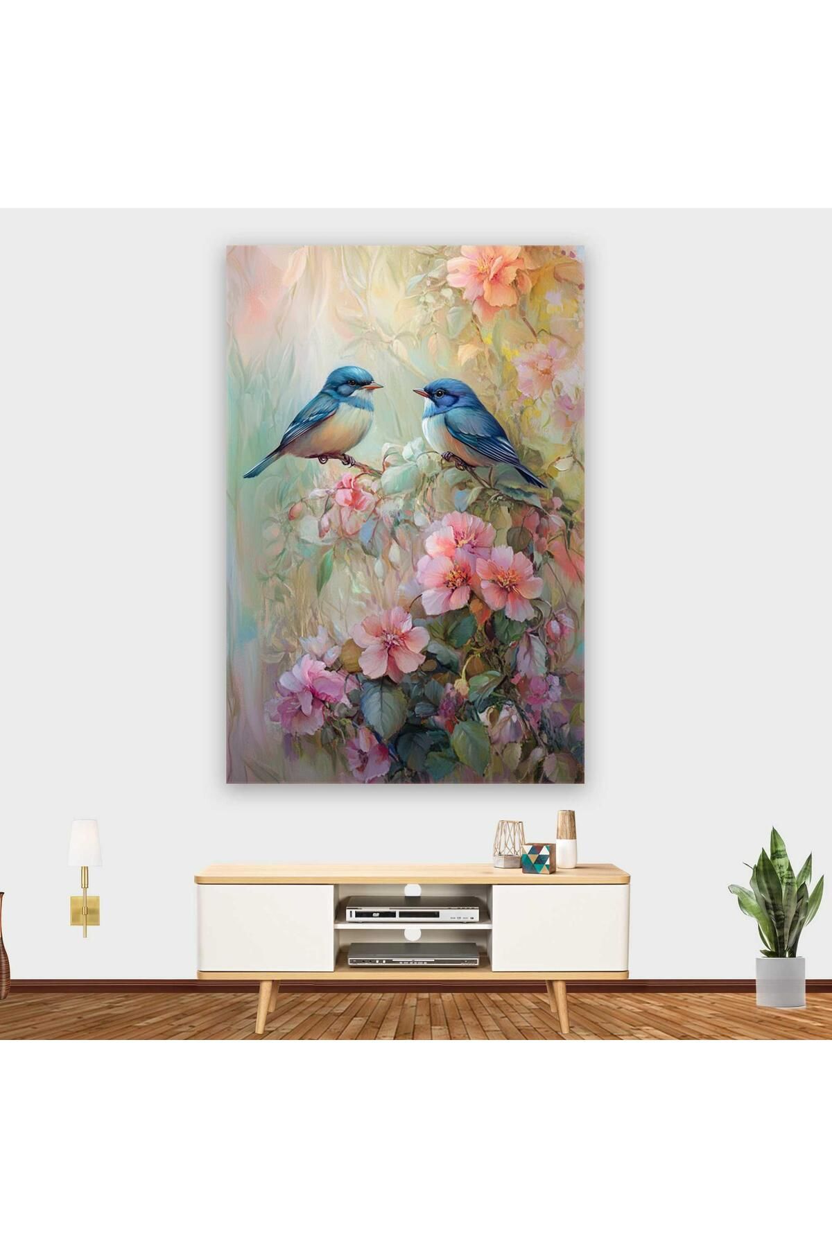 Ritmo Canvas Gül ve Bülbül Kanvas Tablo