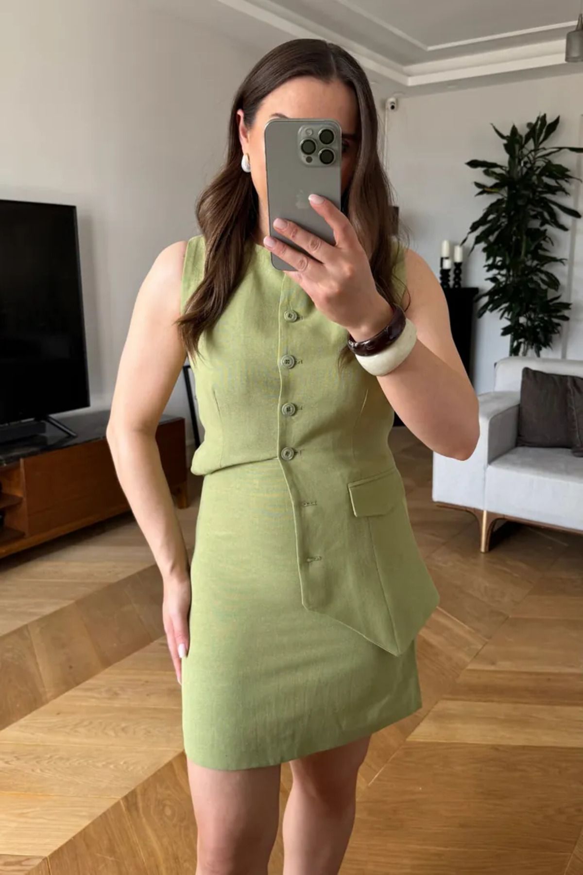 Tuba Butik Keten Mini Etek