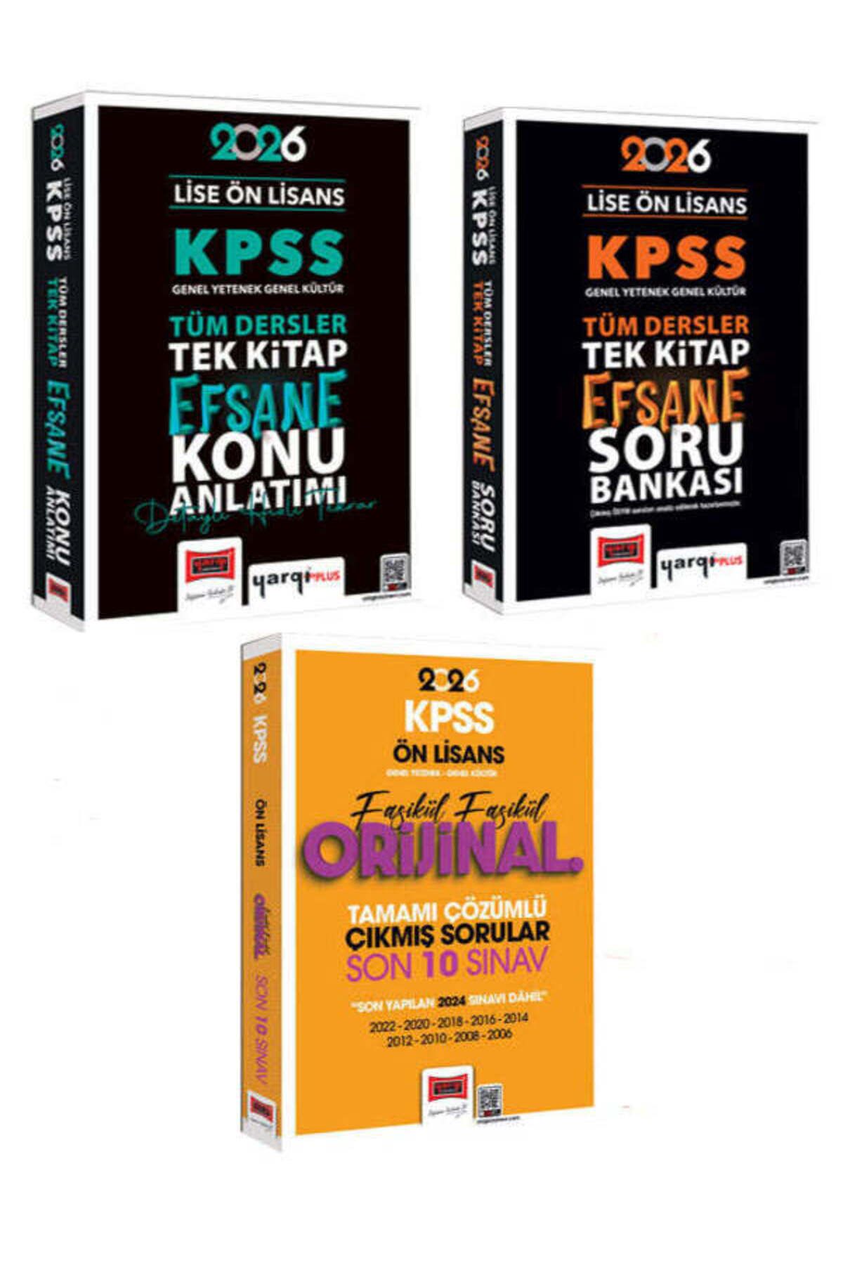 Yargı Yayınları Yargı Yayınları 2026 KPSS Ön Lisans GK-GY Tüm Dersler Konu,Soru,Fasikül 10 Sınav Çıkmış Sorular
