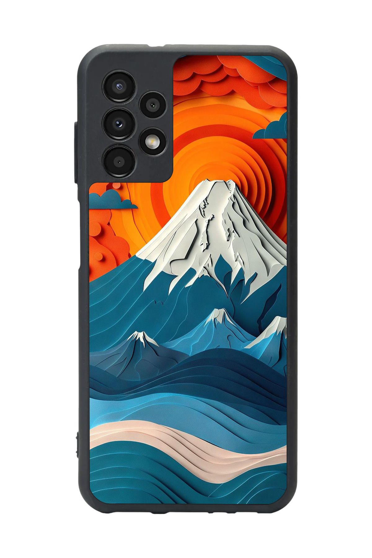 BGAKSESUAR Samsung Galaxy A72 Uyumlu Mat Siyah Kılıf – Yumuşak Silikon, Koruyucu, Şok Emici Kapak
