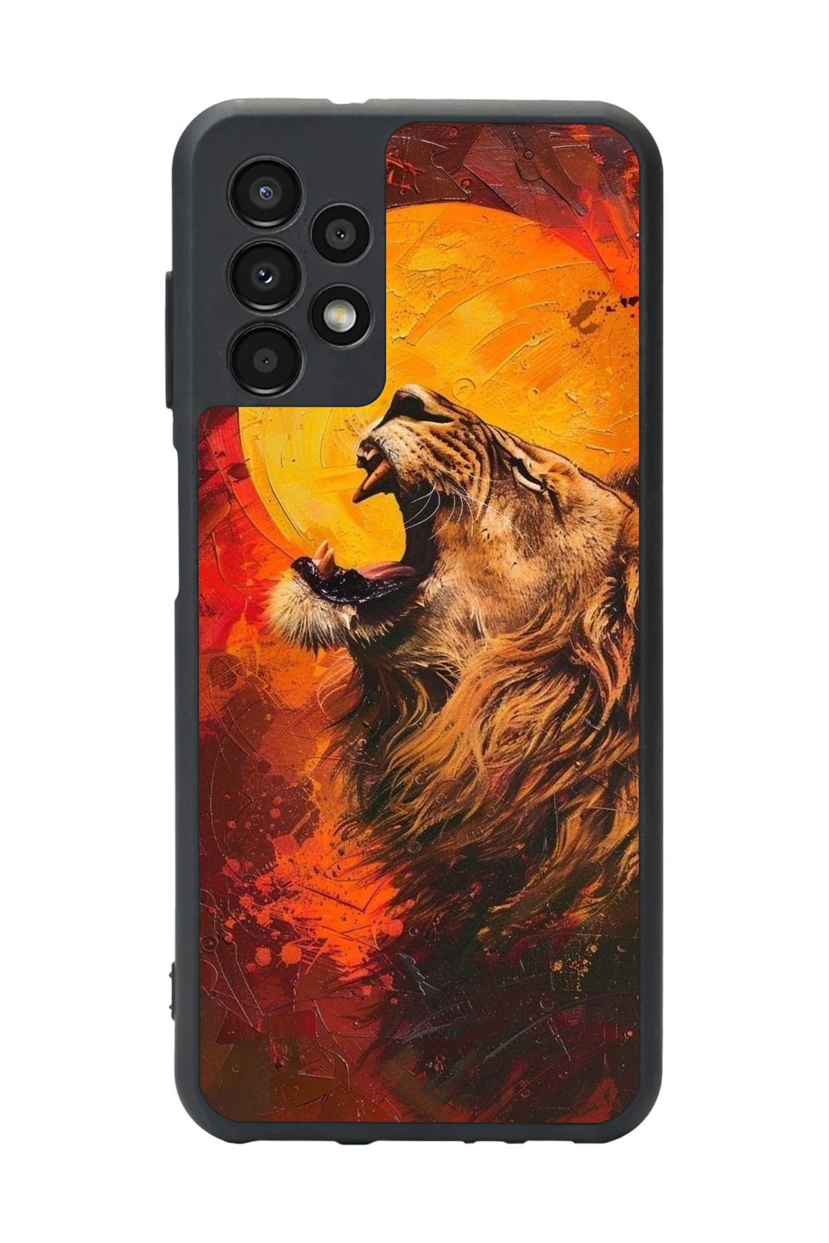BGAKSESUAR Samsung Galaxy A23 Uyumlu Mat Siyah Kılıf – Yumuşak Silikon, Koruyucu, Şok Emici Kapak