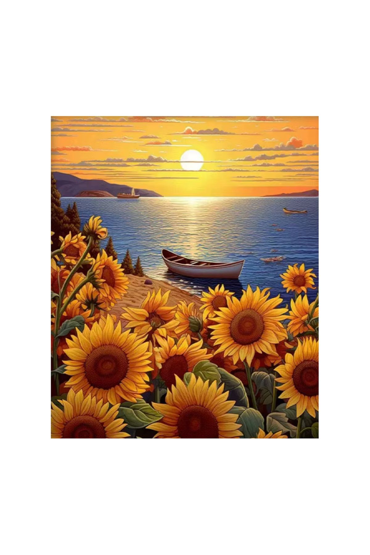 serpildüğme Hı Stone 5d Elmas Boncuk Taş Işleme Mozaik Goblen Kit 30x40cm gün