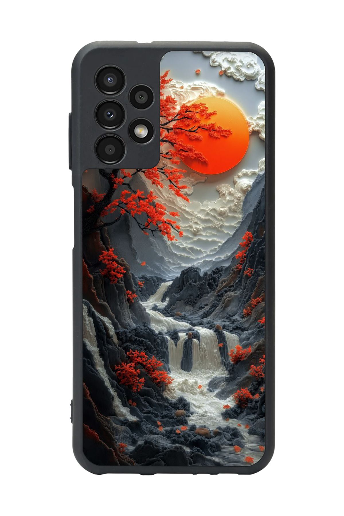 BGAKSESUAR Samsung Galaxy A72 Uyumlu Mat Siyah Kılıf – Yumuşak Silikon, Koruyucu, Şok Emici Kapak