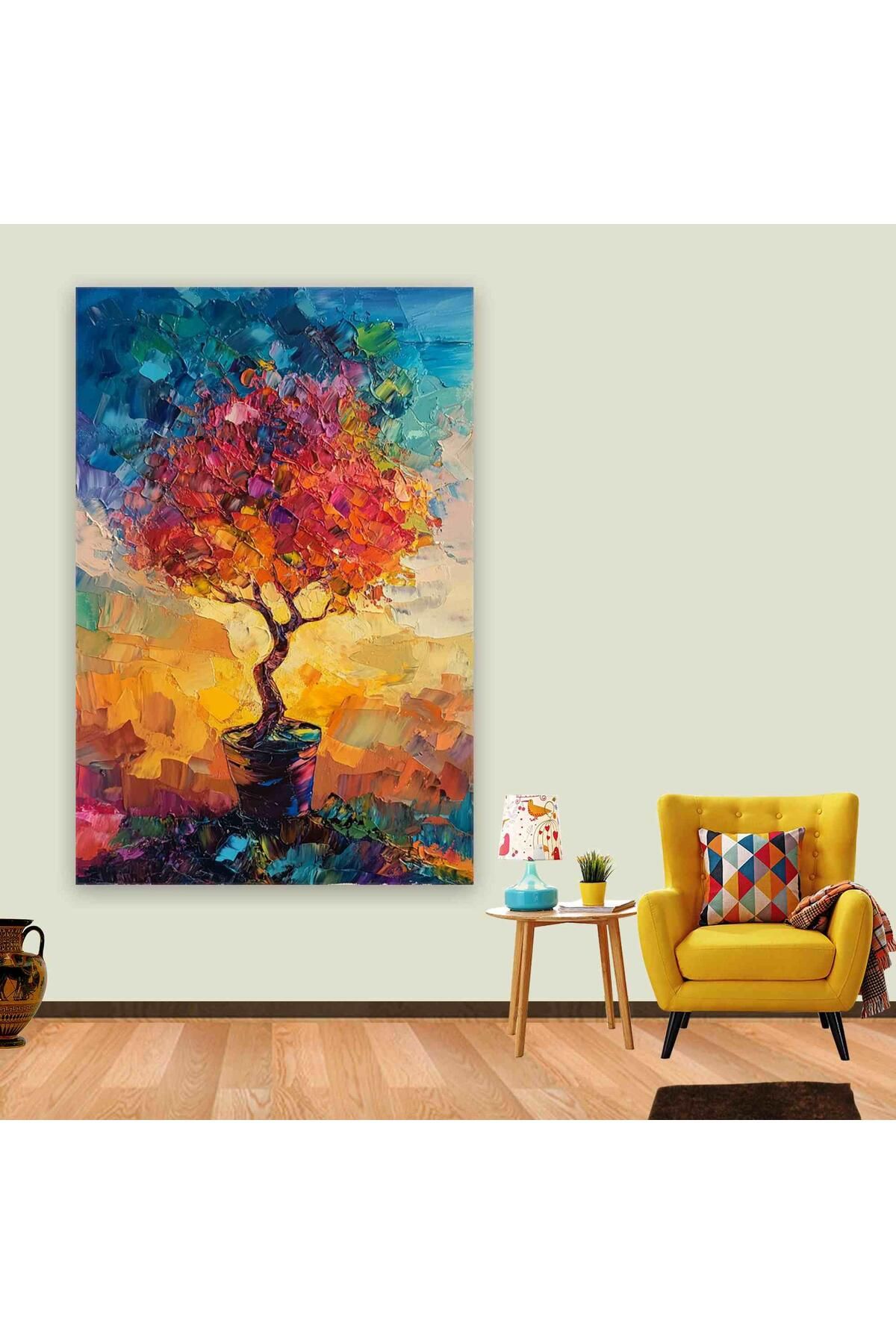 Ritmo Canvas Varlık Ağacı Kanvas Tablo