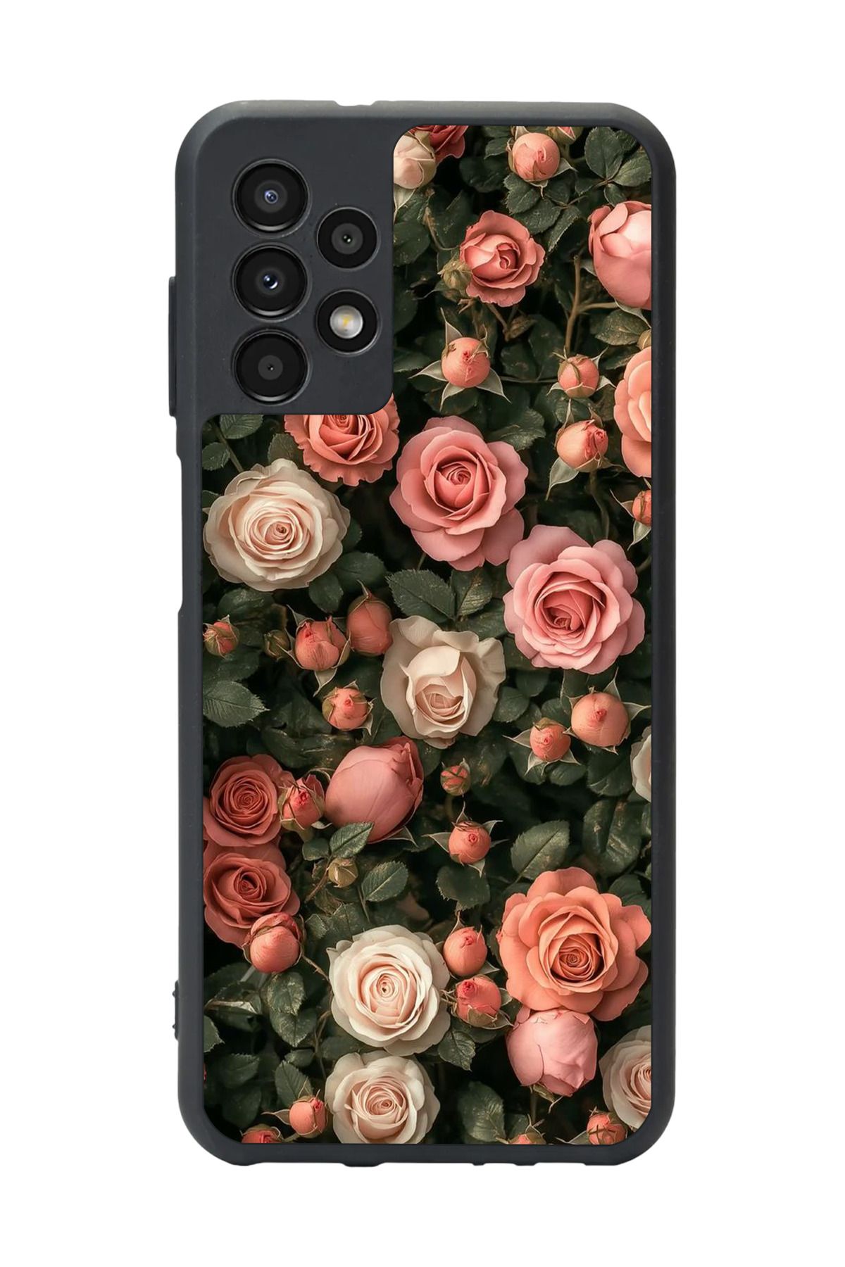 BGAKSESUAR Samsung Galaxy A72 Uyumlu Mat Siyah Kılıf – Yumuşak Silikon, Koruyucu, Şok Emici Kapak