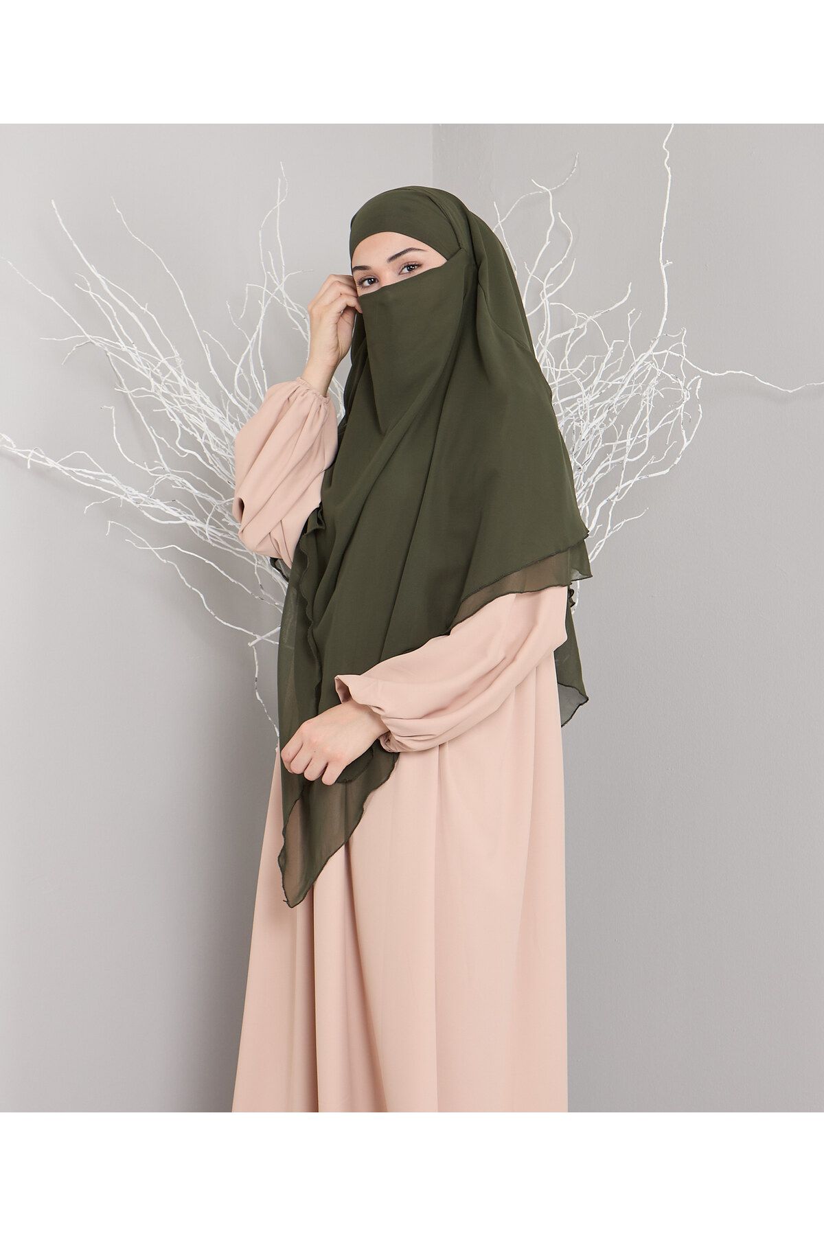 Mihrisina collection 3 KATLI SUFLE HİJAP KHİMAR HAZIR TÜRBAN ŞAL STANDART BEDEN PRATİK