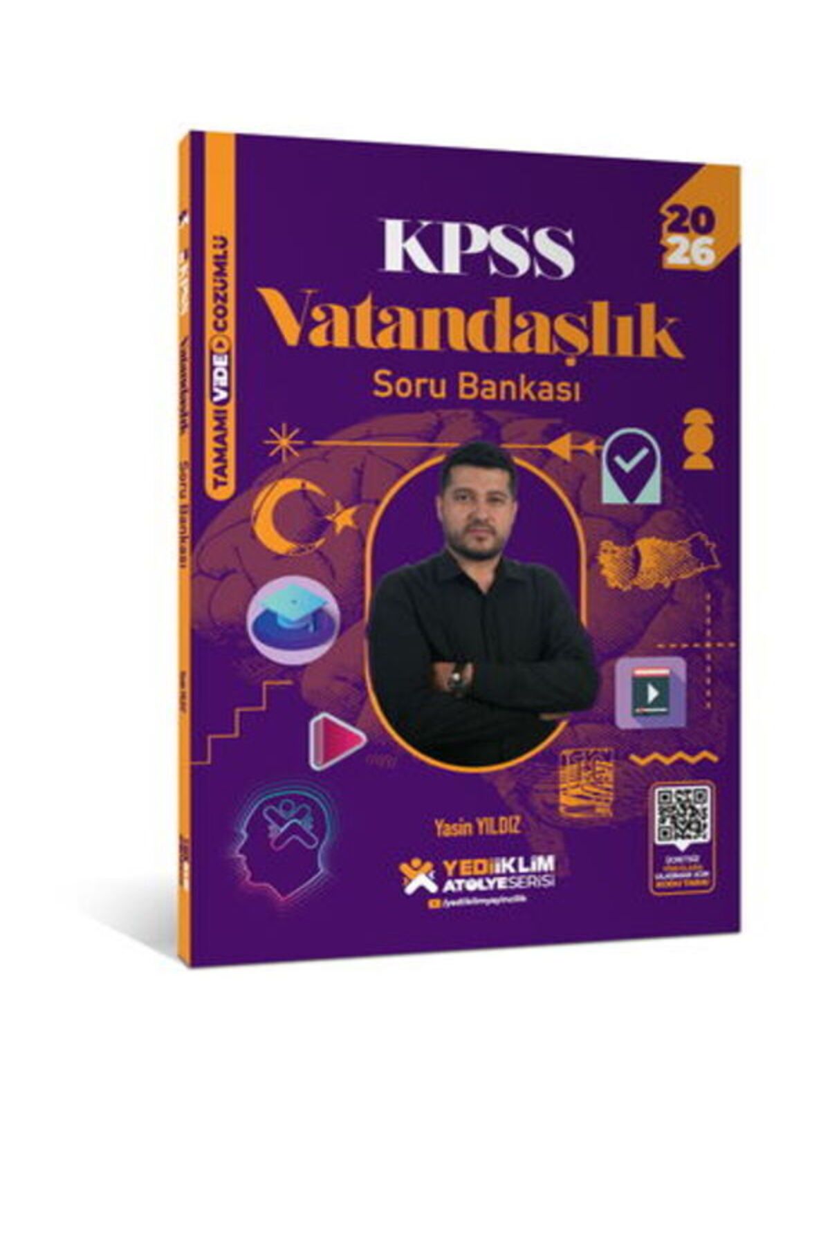 Yediiklim Yayınları Yediiklim Yayınları 2026 KPSS Atölye Serisi Genel Kültür VatandaşlıkVideo Çözümlü Soru Bankası