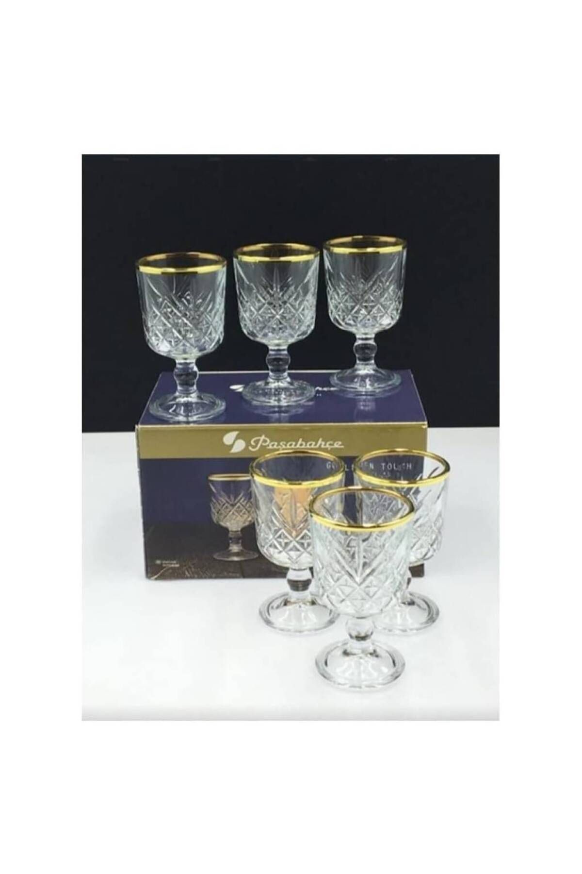 Paşabahçe Timeless Golden Touch Likör 60 cc 6 Parça