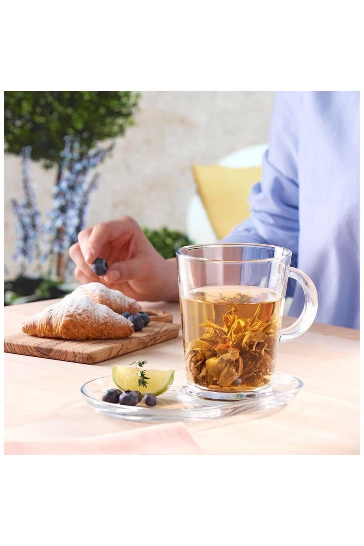 Paşabahçe Pasabahce Fincan Seti, Sade, 400 ml, 2 Kişilik 4 Parça