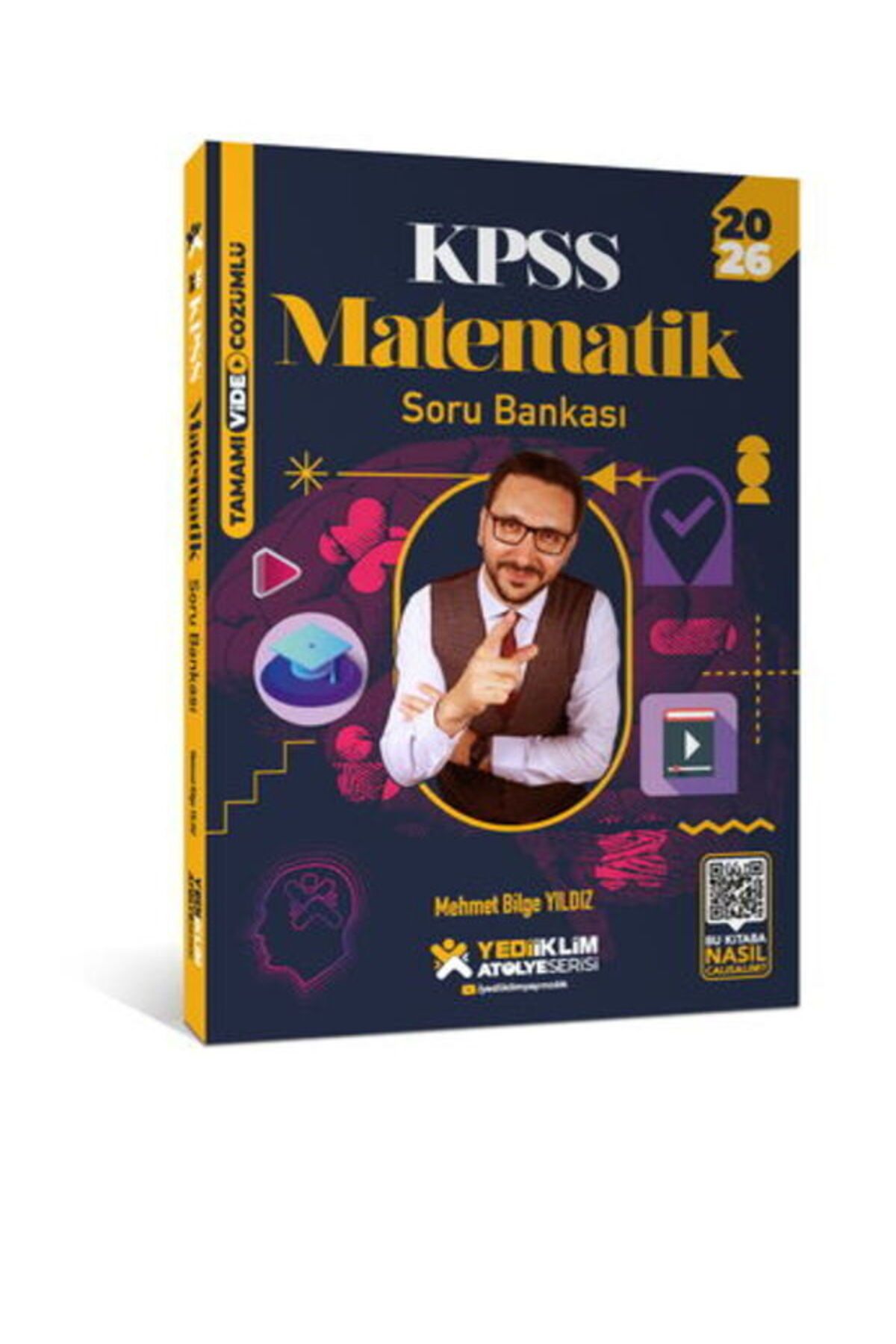 Yediiklim Yayınları Yediiklim Yayınları 2026 KPSS Atölye Serisi Genel Yetenek Matematik Video Çözümlü Soru Bankası