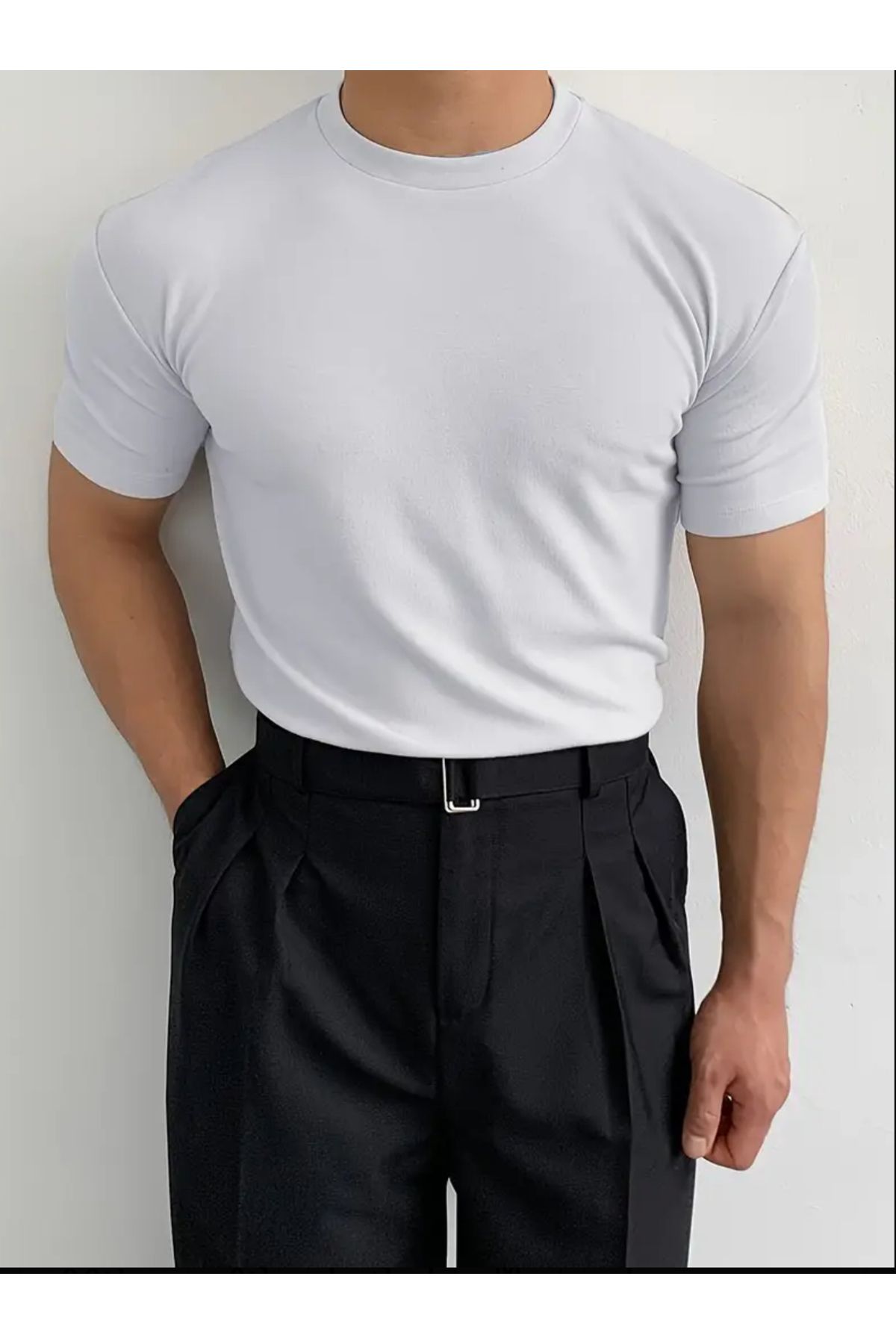 Butik Ross relaxed fit basic tişört
