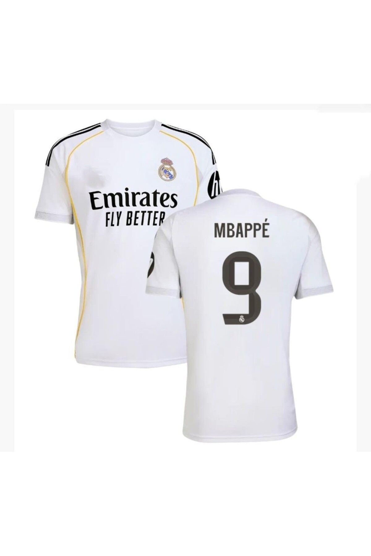 Tesbih Dünyası R'eal M'adrid 2025/26 Yeni Sezon Kylian Mbappe İç Saha Futbol Forması