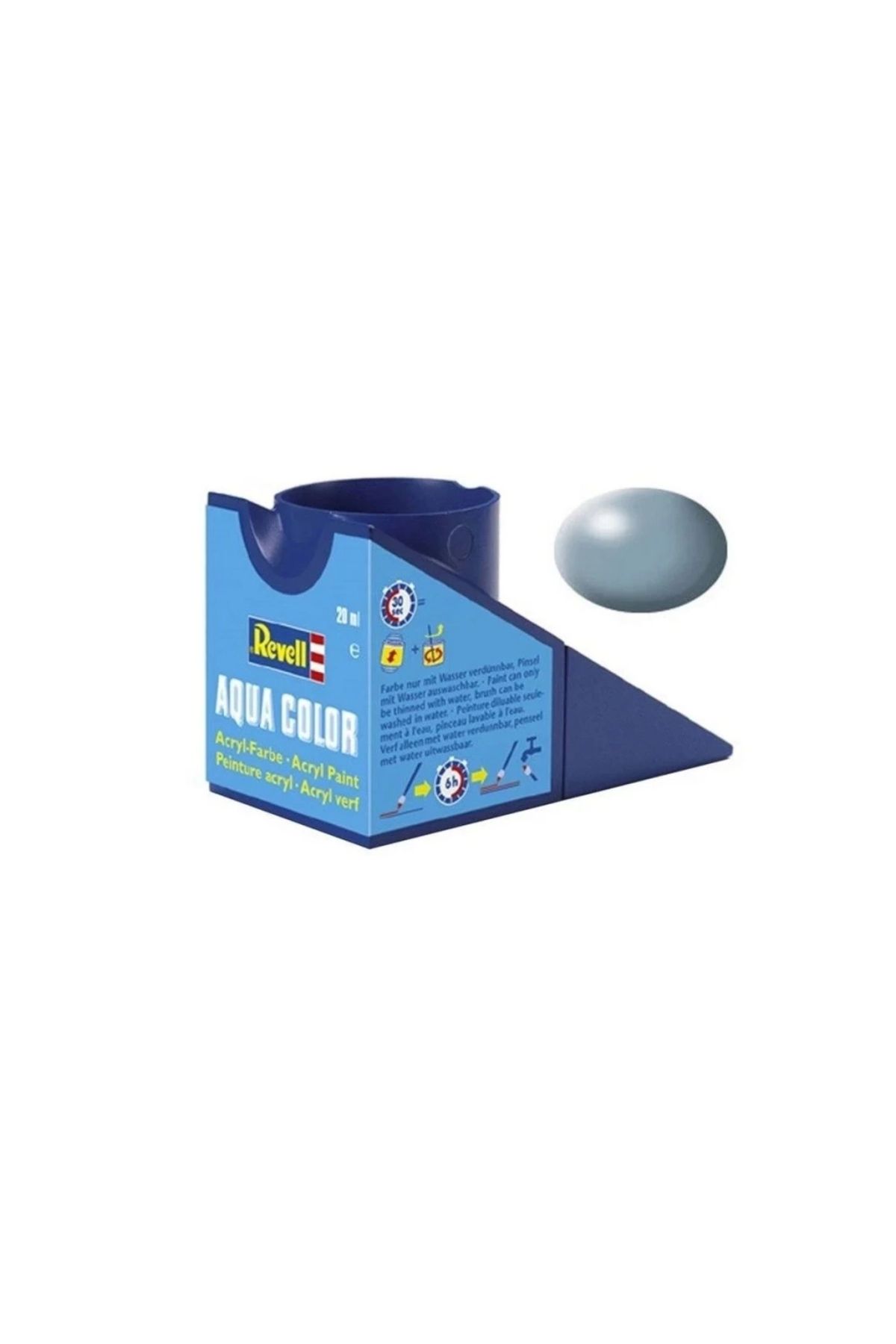 artisania Aqua Color Grey Silk Boya - 18 ml