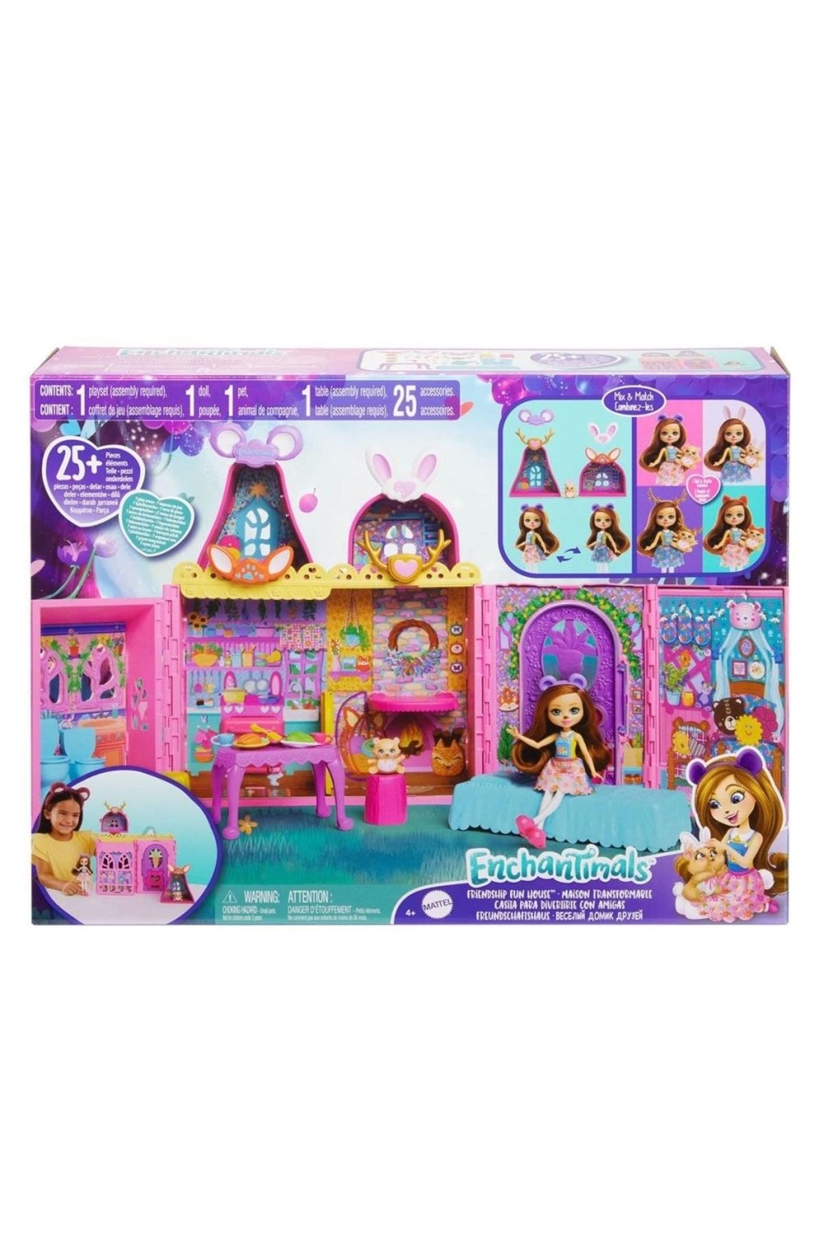 artisania HXL53 Enchantimals Ana Karakter Bebekler Evi