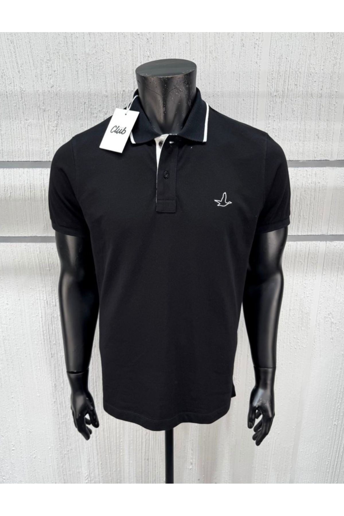 ttwearr %100 pamuk terletmez kumaş slim fit siyah t-shirt