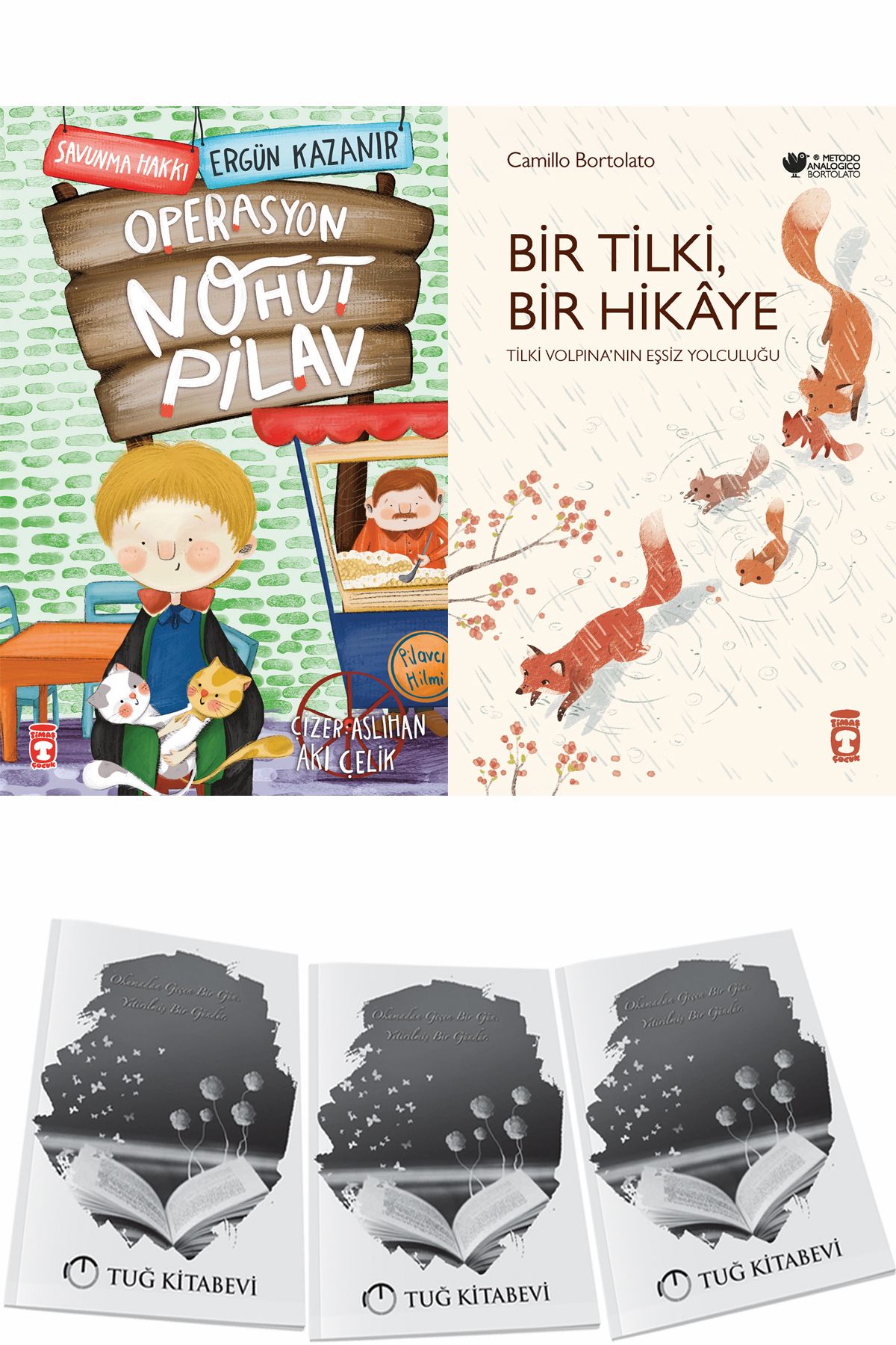 Timaş Çocuk Operasyon Nohut Pilav ve Bir Tilki Bir Hikaye + Hediyeli