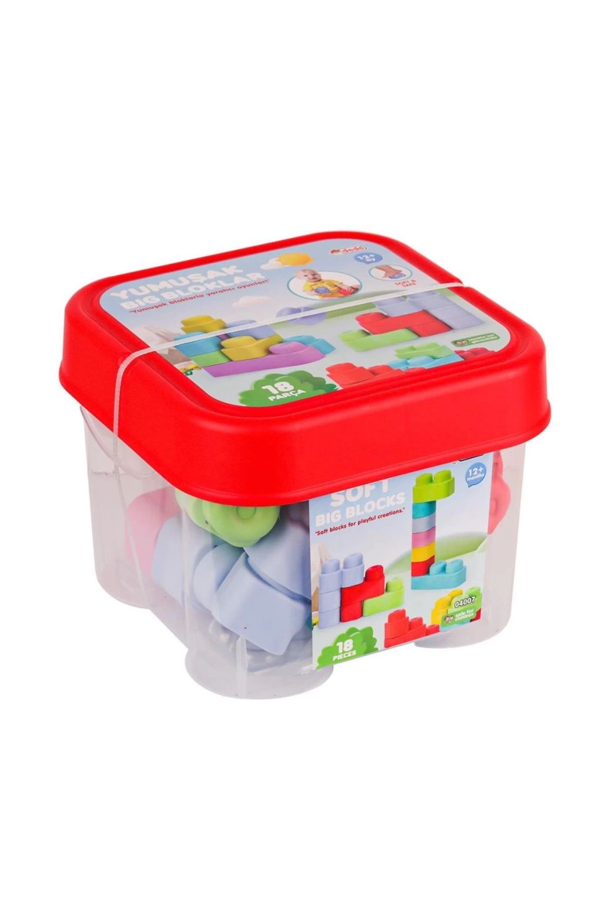 artisania 04007 Yumuşak Big Bloklar Kova 18 Parça -Dede