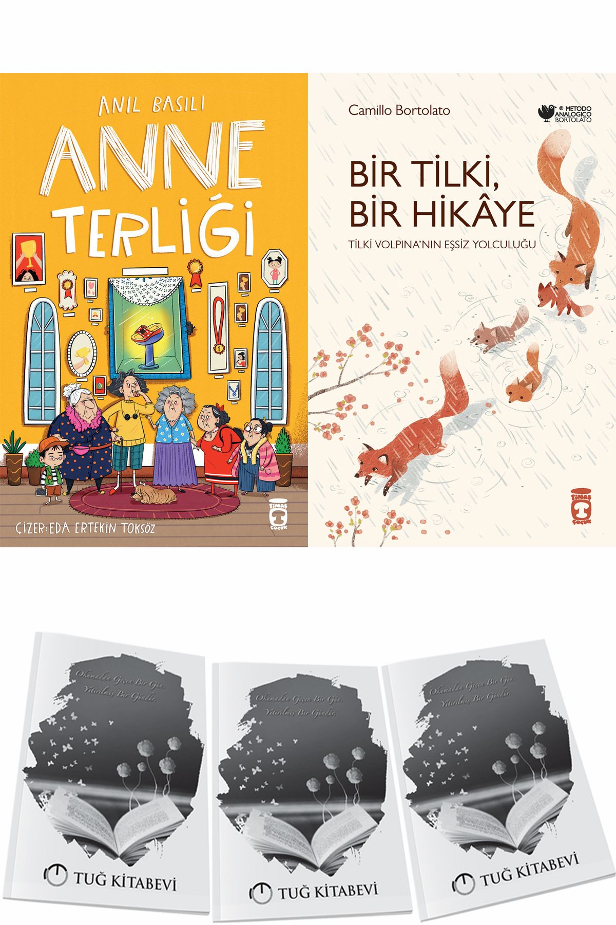 Timaş Çocuk Anne Terliği ve Bir Tilki Bir Hikaye + Hediyeli