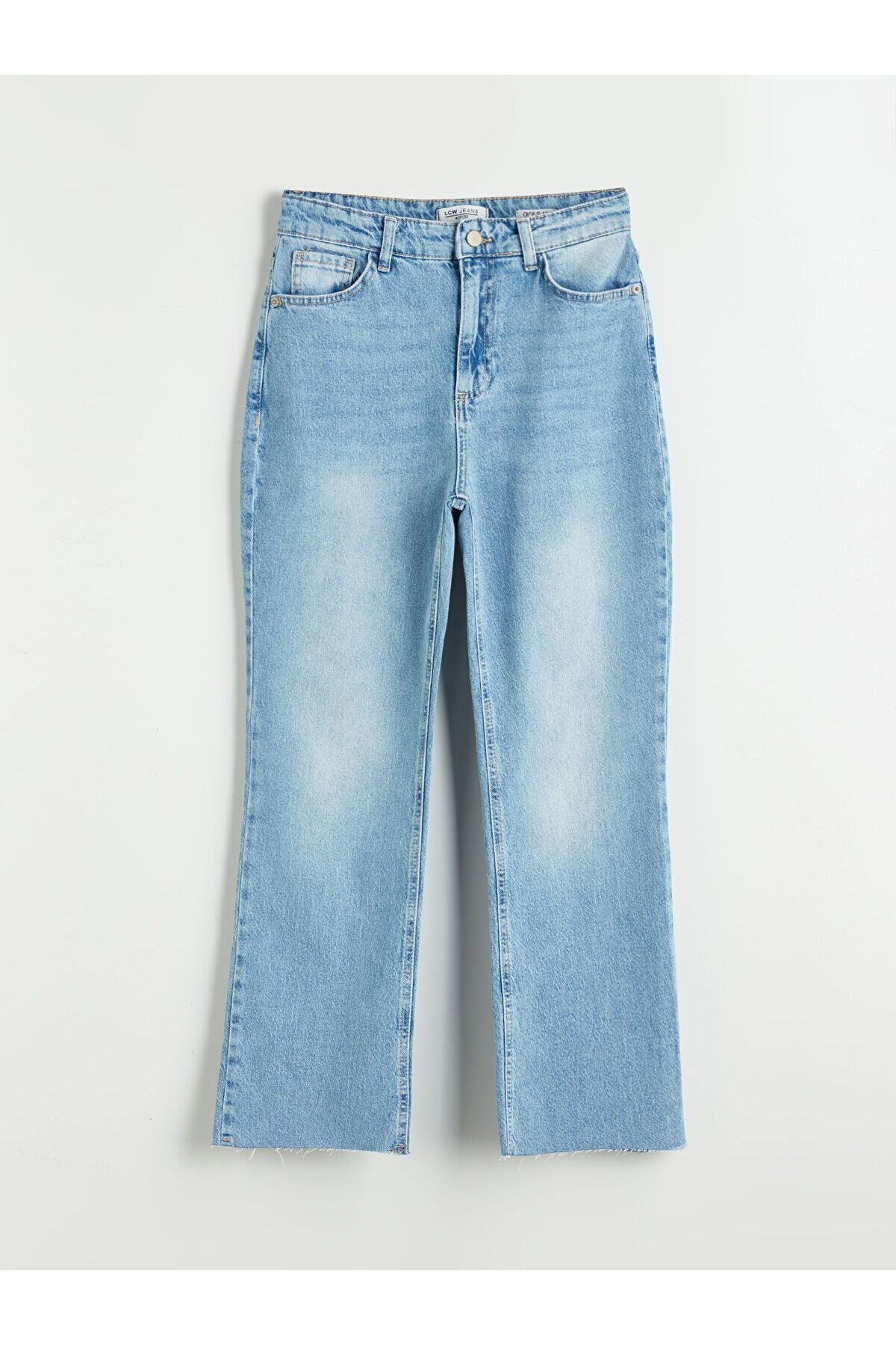 LC Waikiki Crop Flare Kadın Jean Pantolon