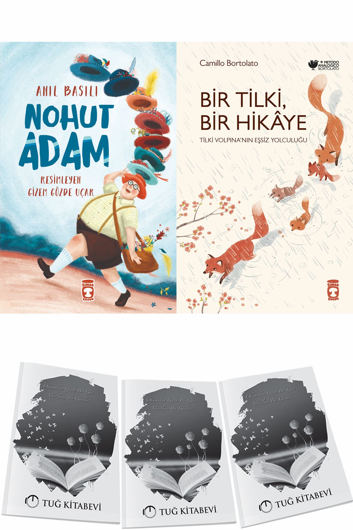 Timaş Çocuk Nohut Adam ve Bir Tilki Bir Hikaye + Hediyeli