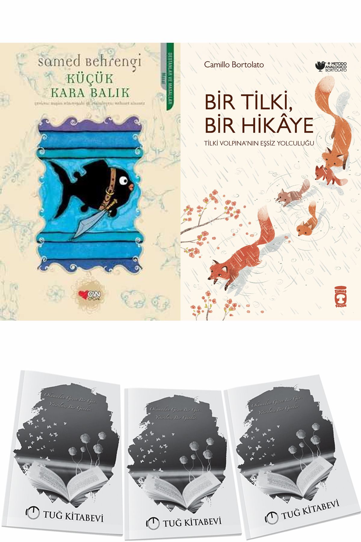 Can Yayınları Küçük Kara Balık ve Bir Tilki Bir Hikaye + Hediyeli