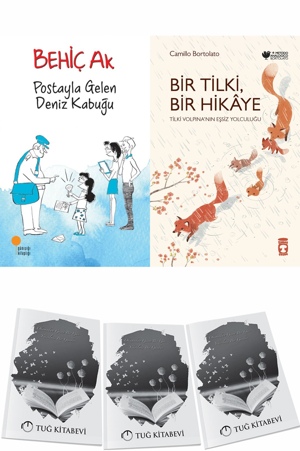 Günışığı Kitaplığı Postayla Gelen Deniz Kabuğu ve Bir Tilki Bir Hikaye + Hediyeli