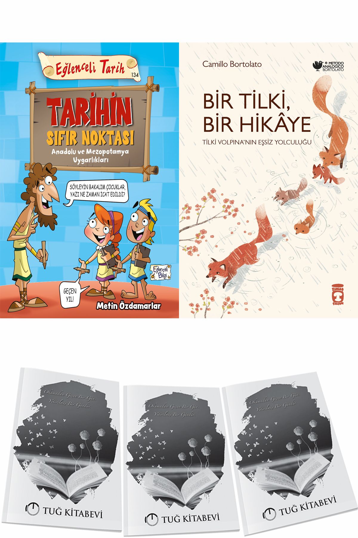 Eğlenceli Bilgi Yayınları Tarihin Sıfır Noktası Anadolu ve Mezopotamya Uygarlıkları ve Bir Tilki Bir Hikaye + Hediyeli