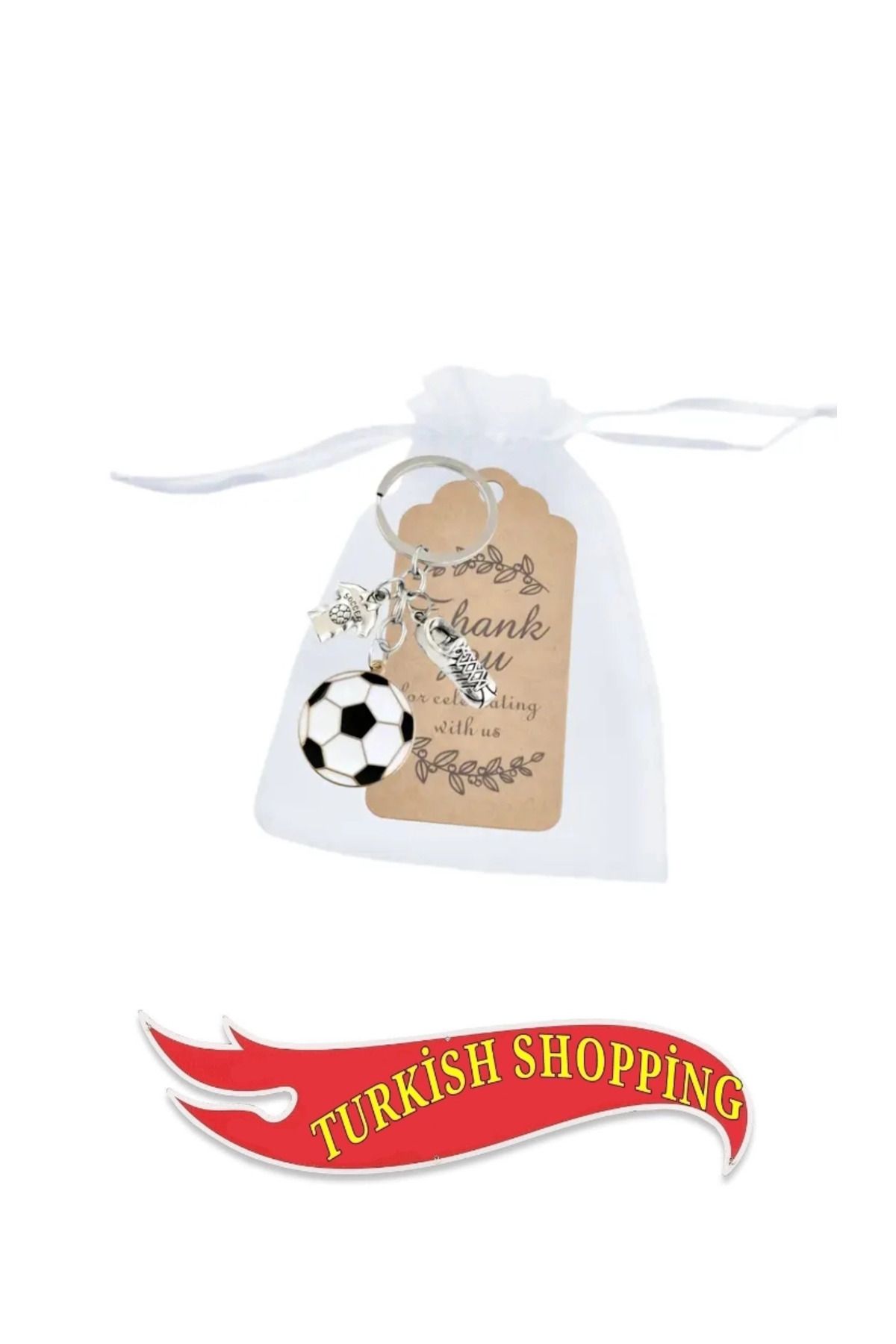 shop Çinko Alaşım Futbol topu forma Krampon Charm Anahtarlık Seti