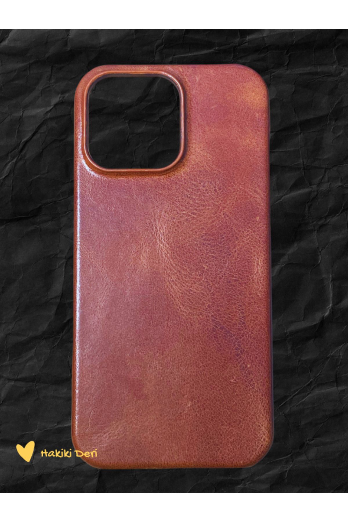 POWER DESİGN Hakiki Deri iphone 16 Pro Max Kılıf