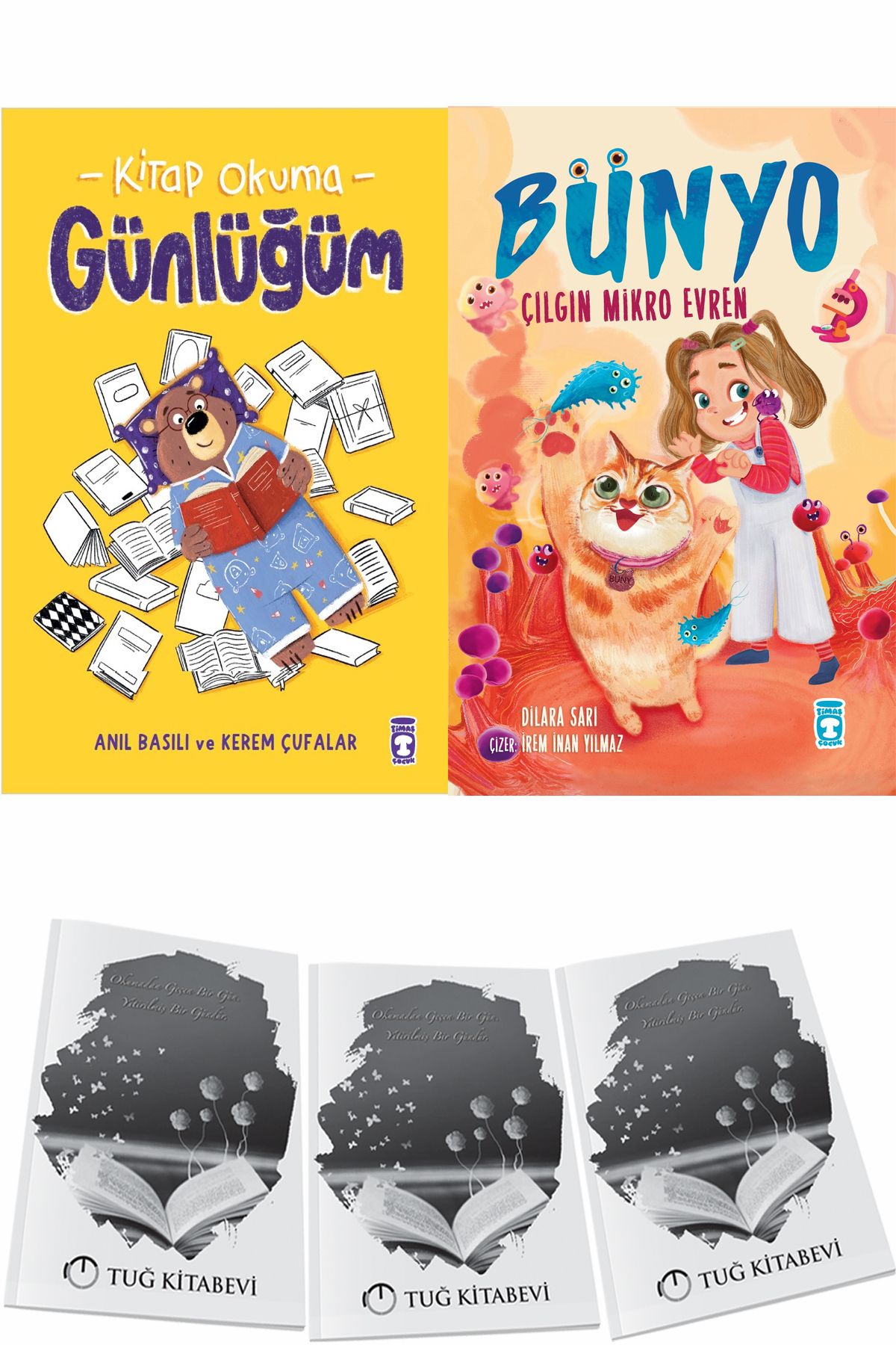 Timaş Çocuk Kitap Okuma Günlüğüm ve Bünyo Çılgın Mikro Evren + Hediyeli