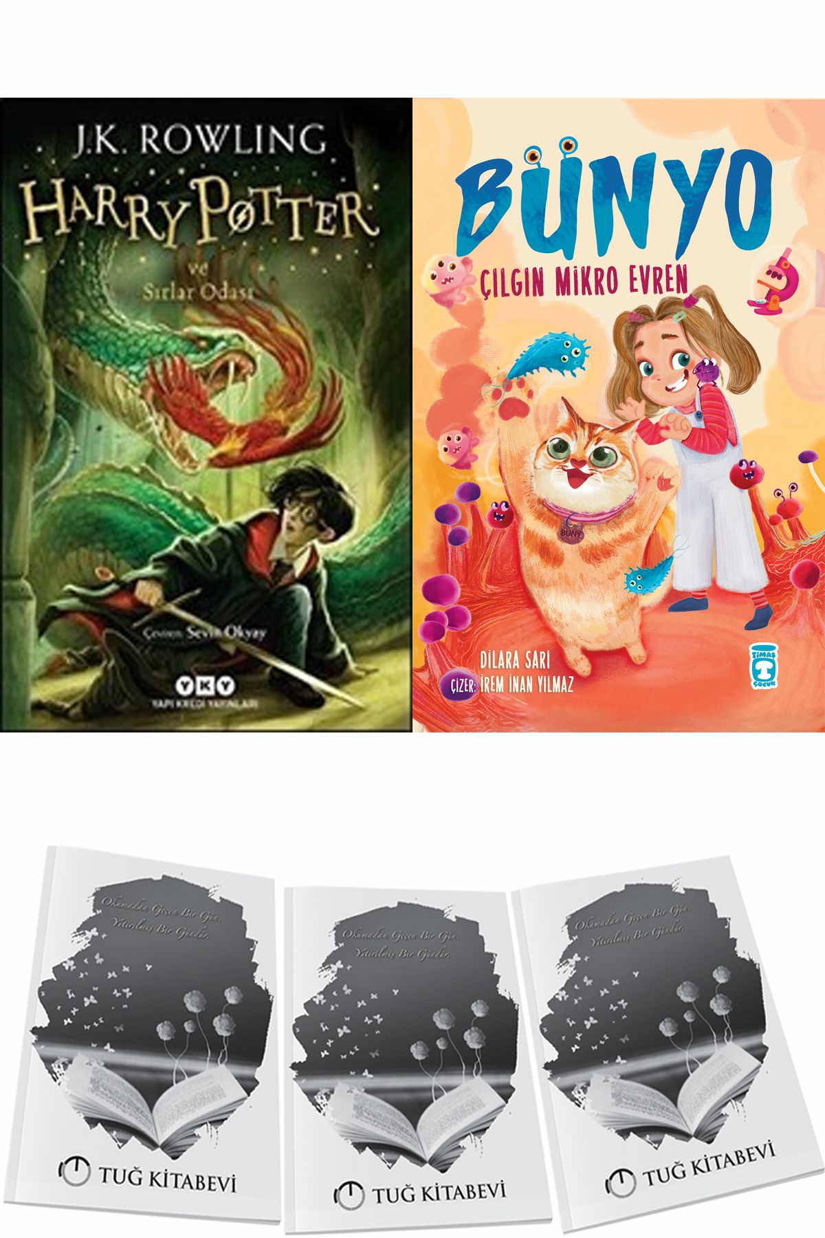 Yapı Kredi Yayınları Harry Potter ve Sırlar Odası ve Bünyo Çılgın Mikro Evren + Hediyeli