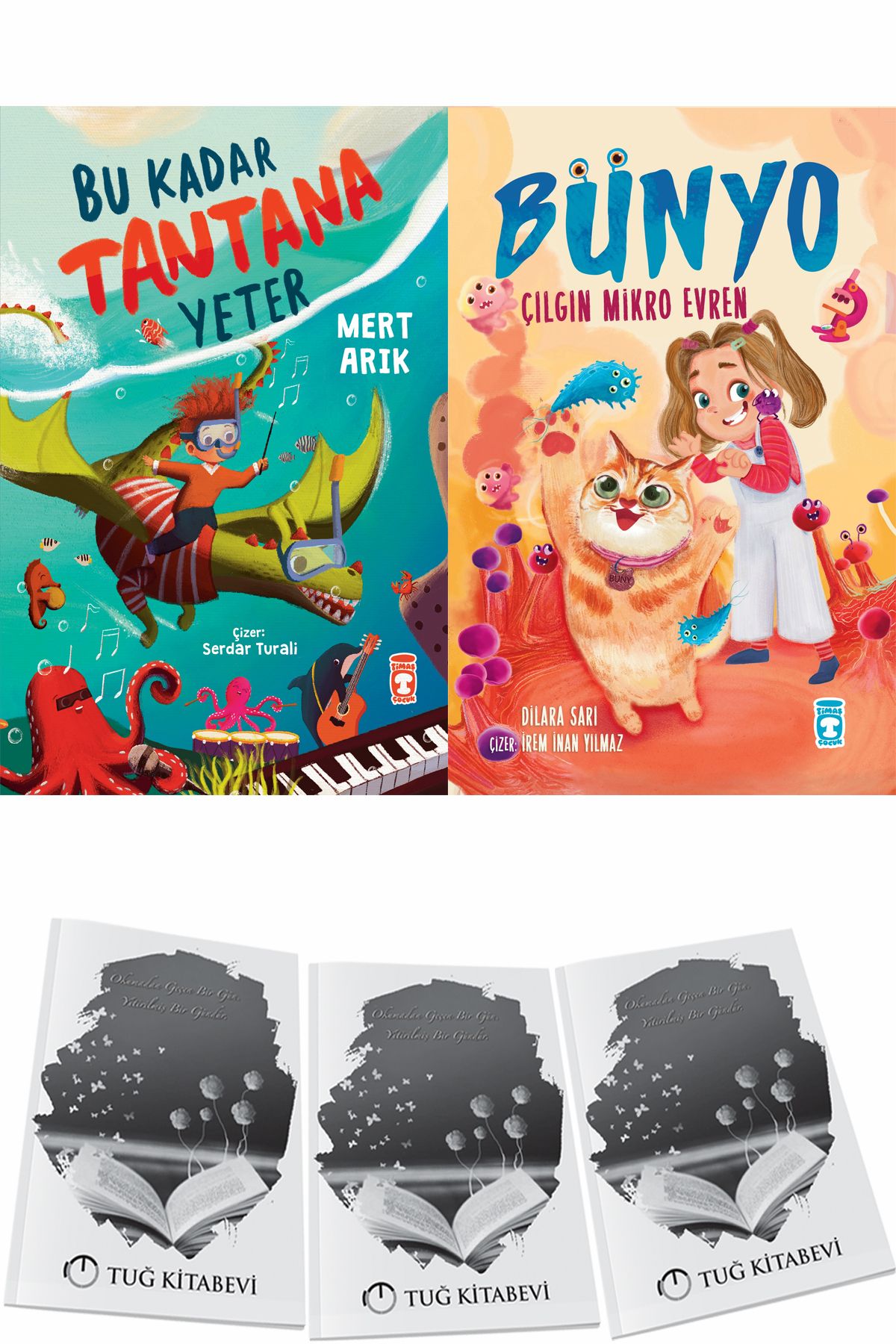 Timaş Çocuk Bu Kadar Tantana Yeter ve Bünyo Çılgın Mikro Evren + Hediyeli