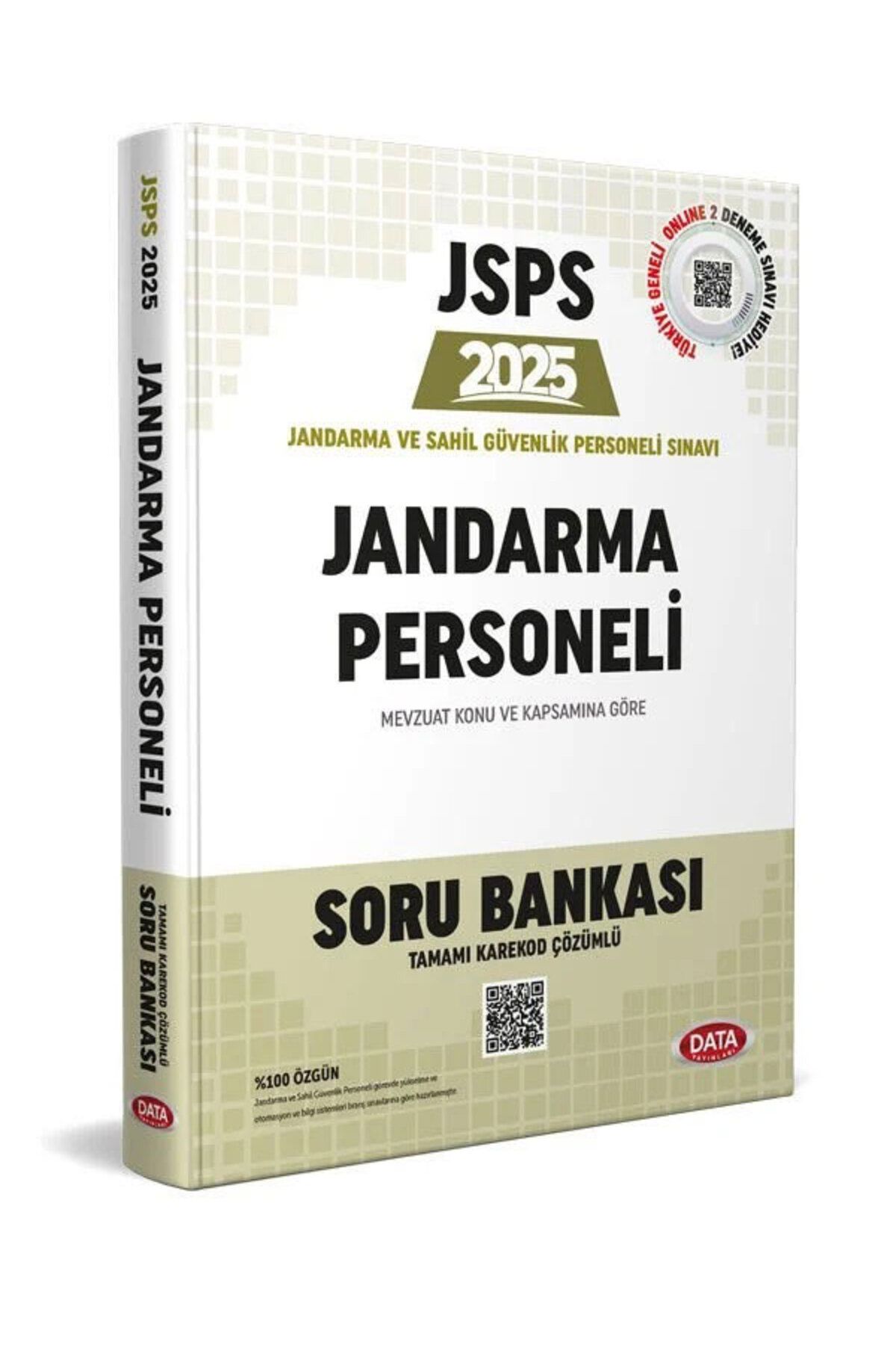 Data Yayınları 2025 JSPS JANDARMA PERSONELİ Mevzuat Konu ve Kapsamına Göre Soru Kitabı