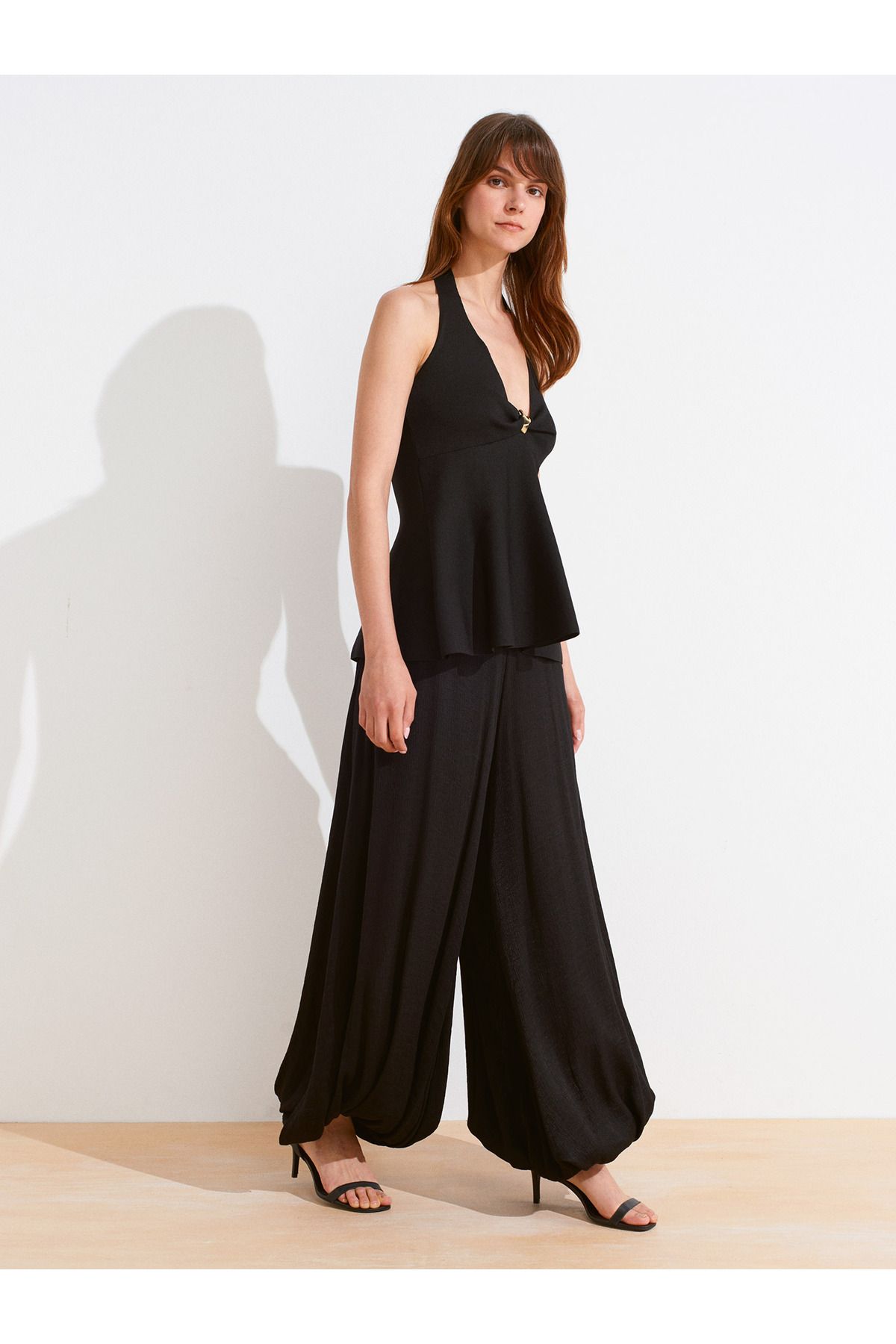 Dilvin 72137 Balon Pantolon-Siyah