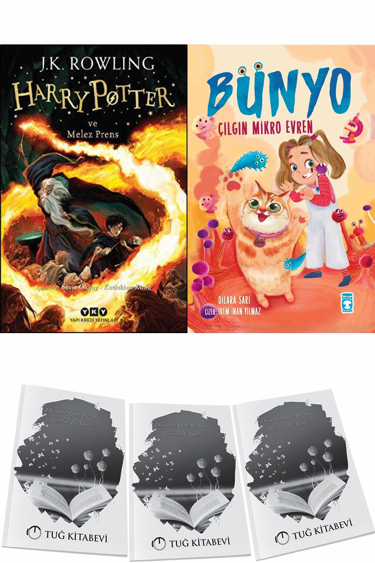 Yapı Kredi Yayınları Harry Potter ve Melez Prens ve Bünyo Çılgın Mikro Evren + Hediyeli