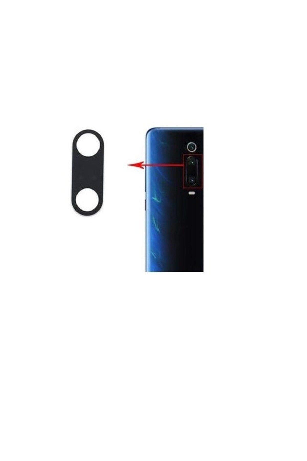 OEM Xiaomi Mi 9T Uyumlu Kamera Camı Lens