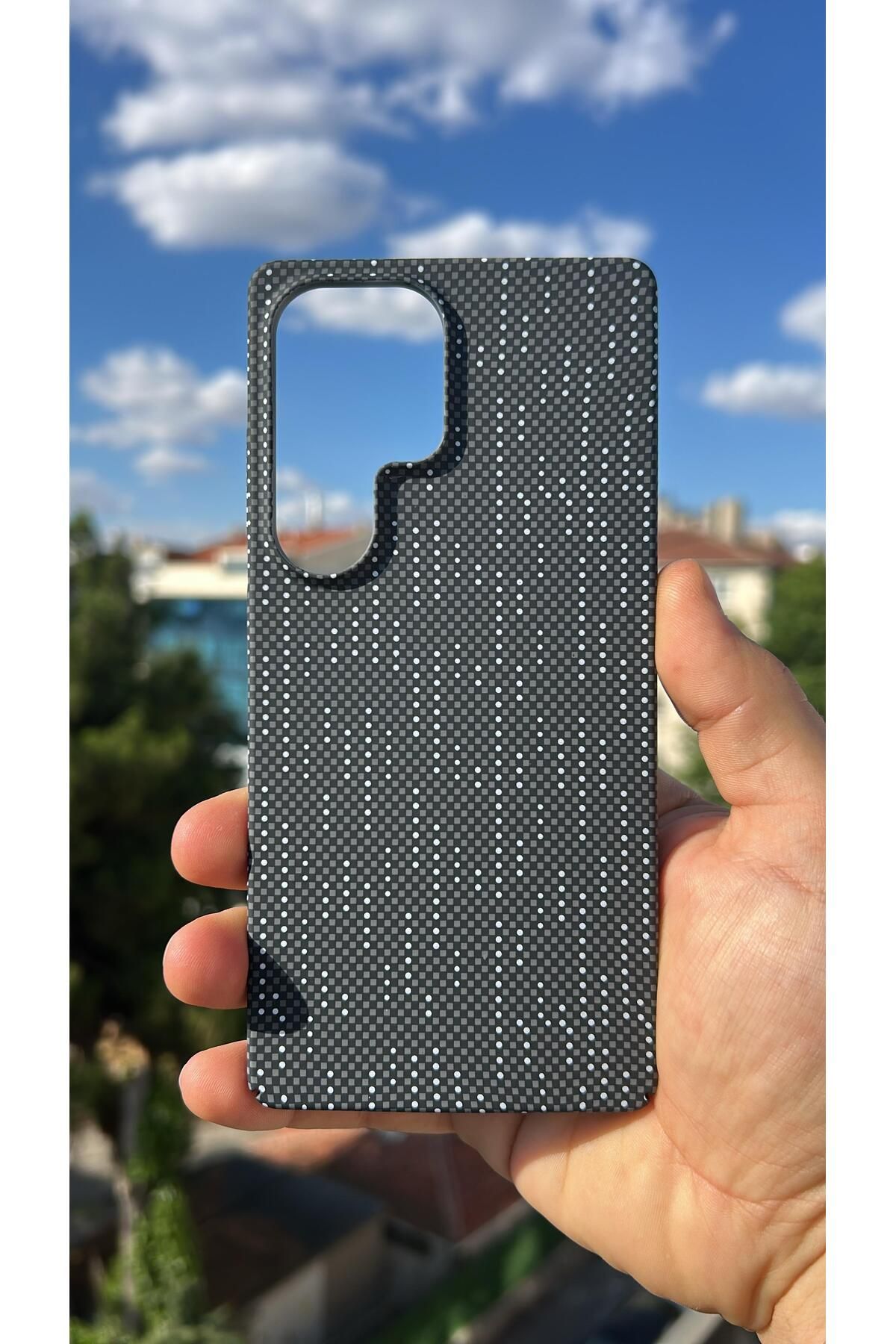 TechTrove Samsung Galaxy S25 Ultra Kılıf Karbon Fiber Tasarım A++ Kalite Kapak