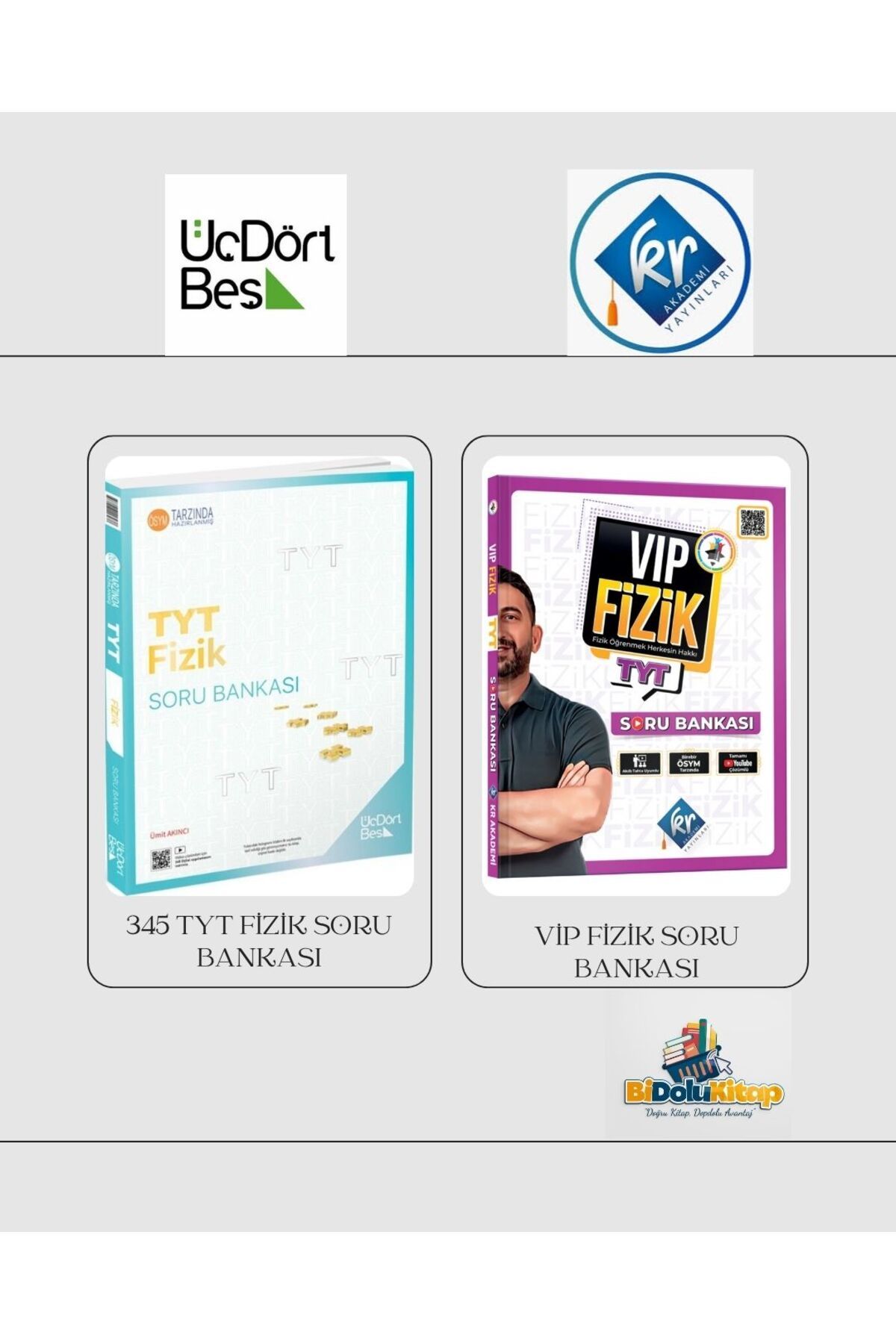 Sınav Yayınları 345 TYT FİZİK S.B & VİP FİZİK TYT S.B +KURUMSAL DENEME HEDİYELİ